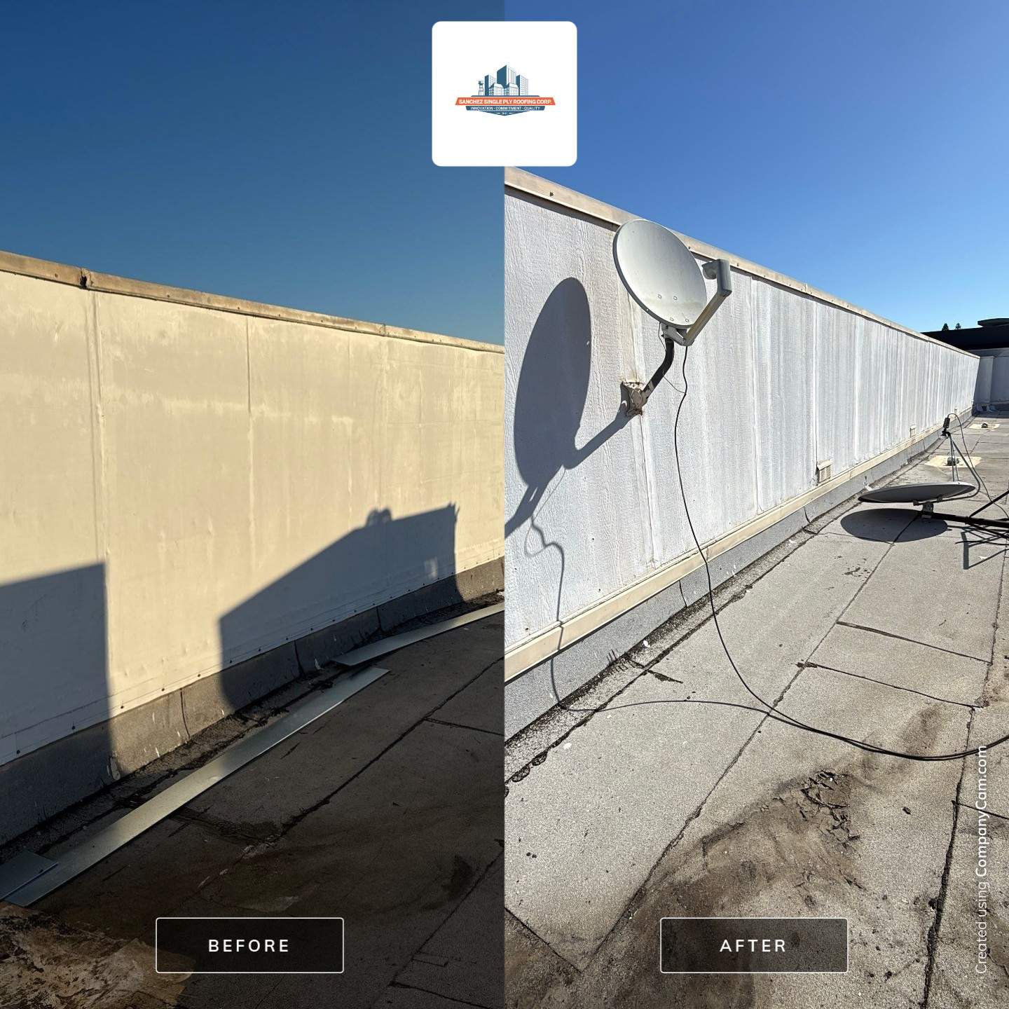 Project in Roseville by Sanchez Single Ply Roofing