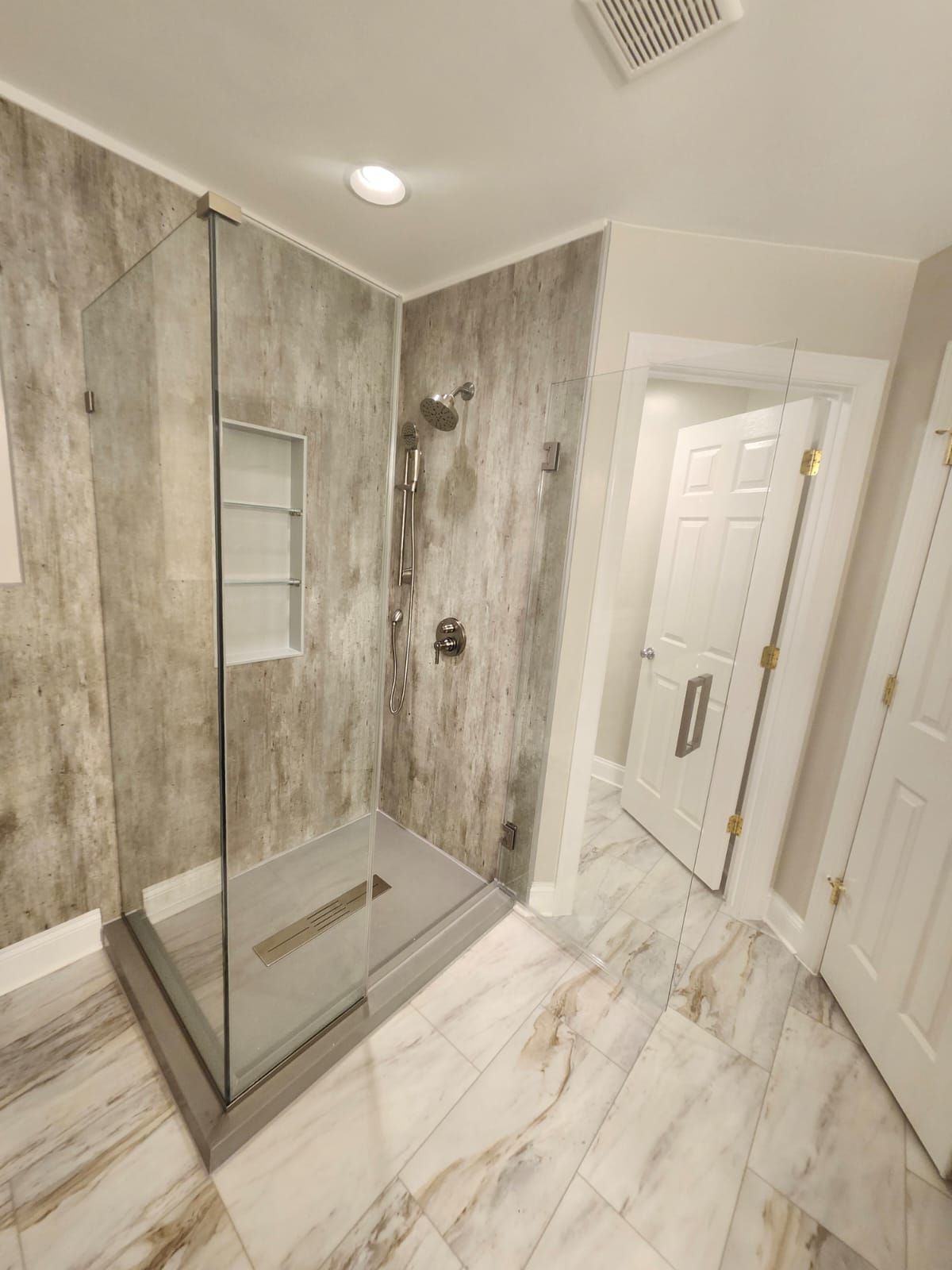Complete master bathroom remodel/Full window replacement by Window Depot of Annapolis