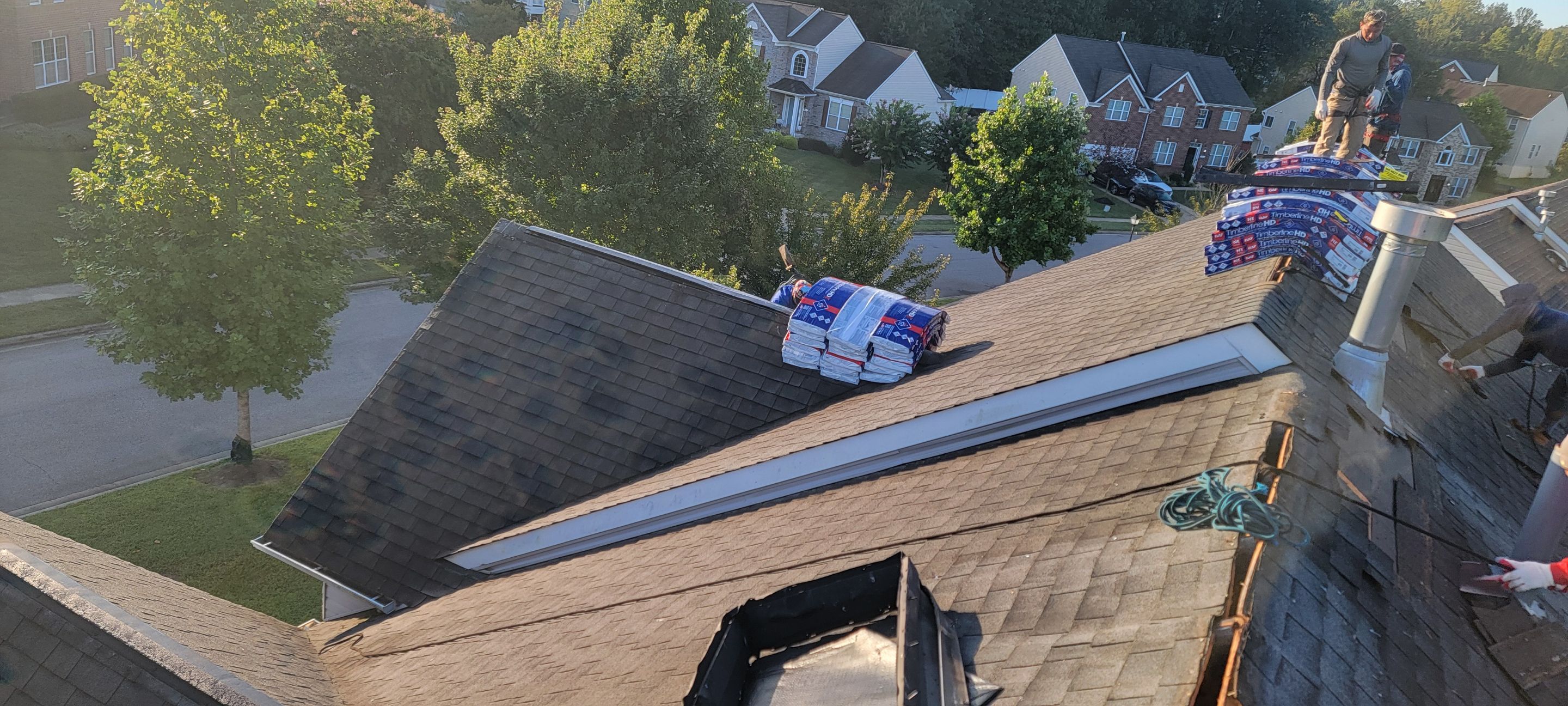 Roof Installation using GAF Timberline HDZ by ExteriorPros