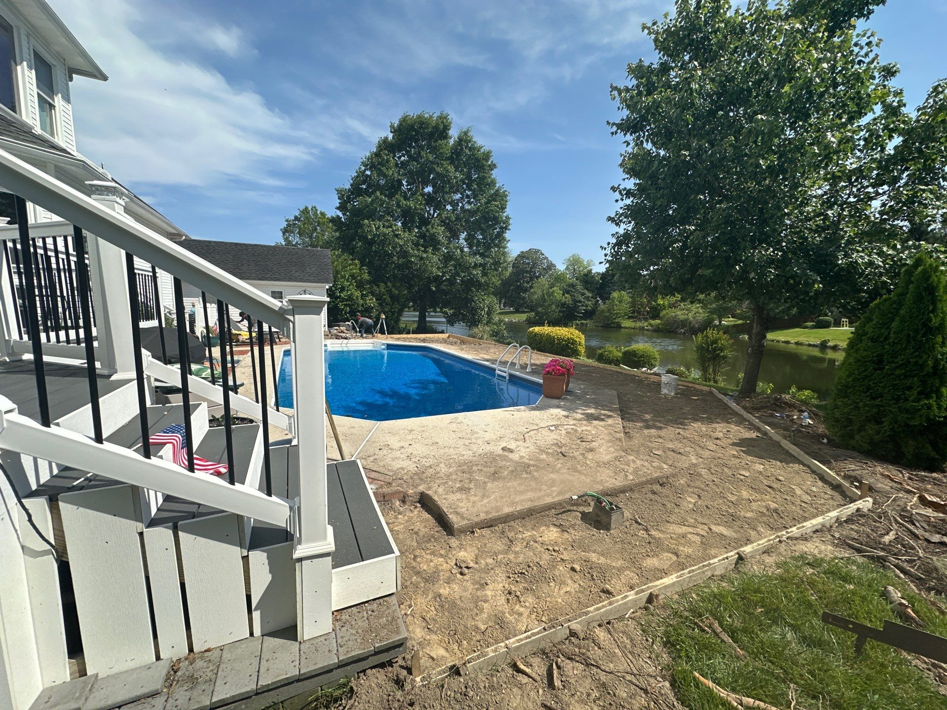 Project in Virginia Beach by Sam The Concrete Man Virginia Beach