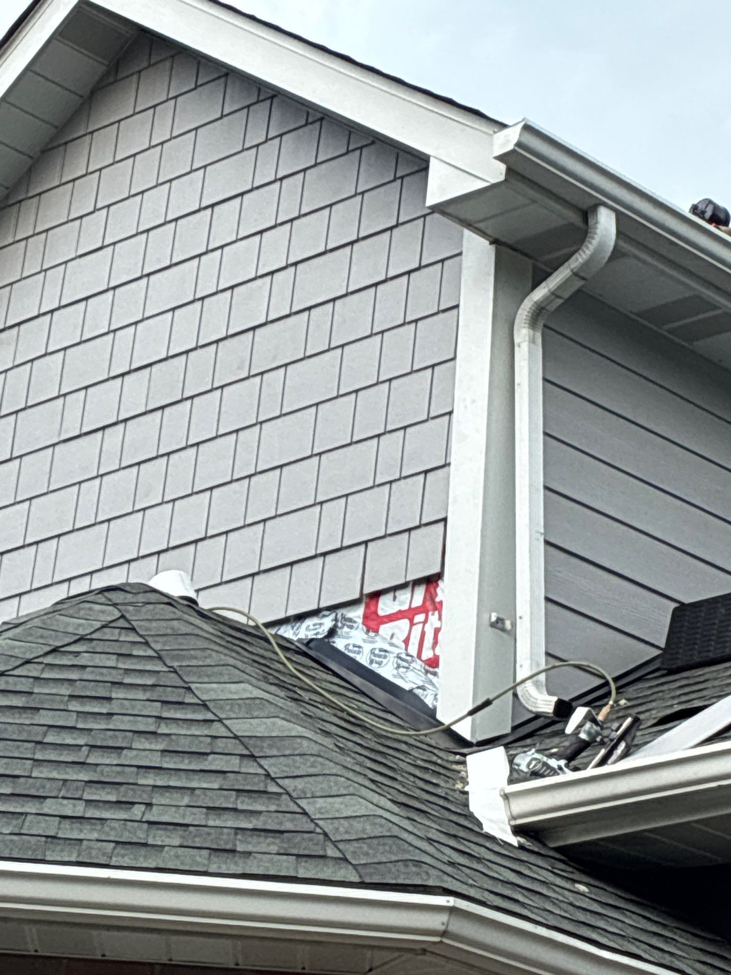 Full Roofing Replacement and Gray Shake Hardie Siding Installation in Butler by Cousins Roofing Siding & Decks