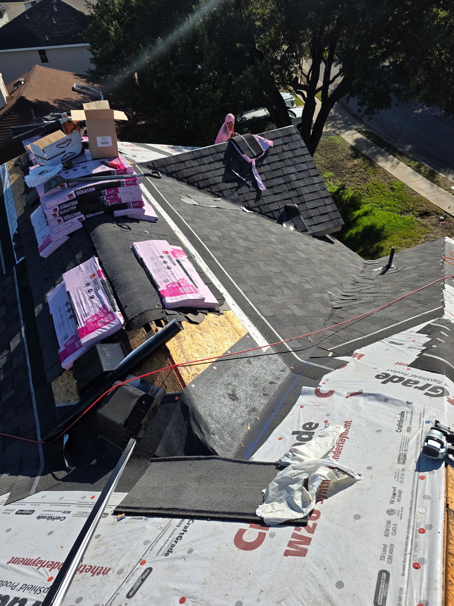 Round Rock, old town two-story by REPS Austin Area Roofer