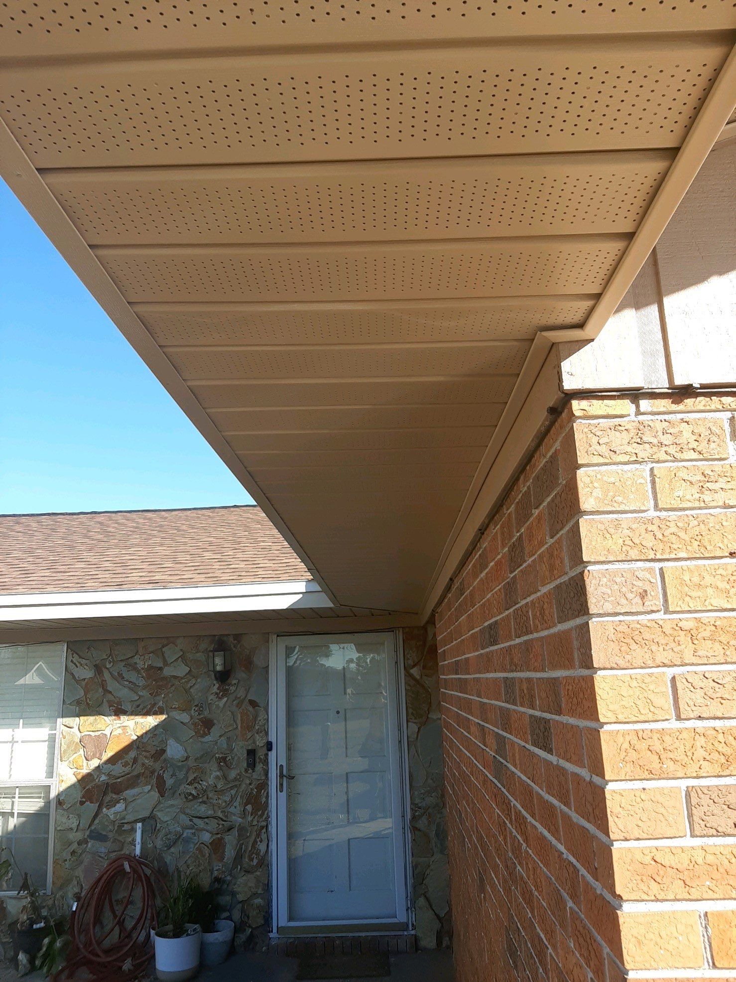 Soffit and Fascia Installation Using Vinyl Soffit by Gutter Professors