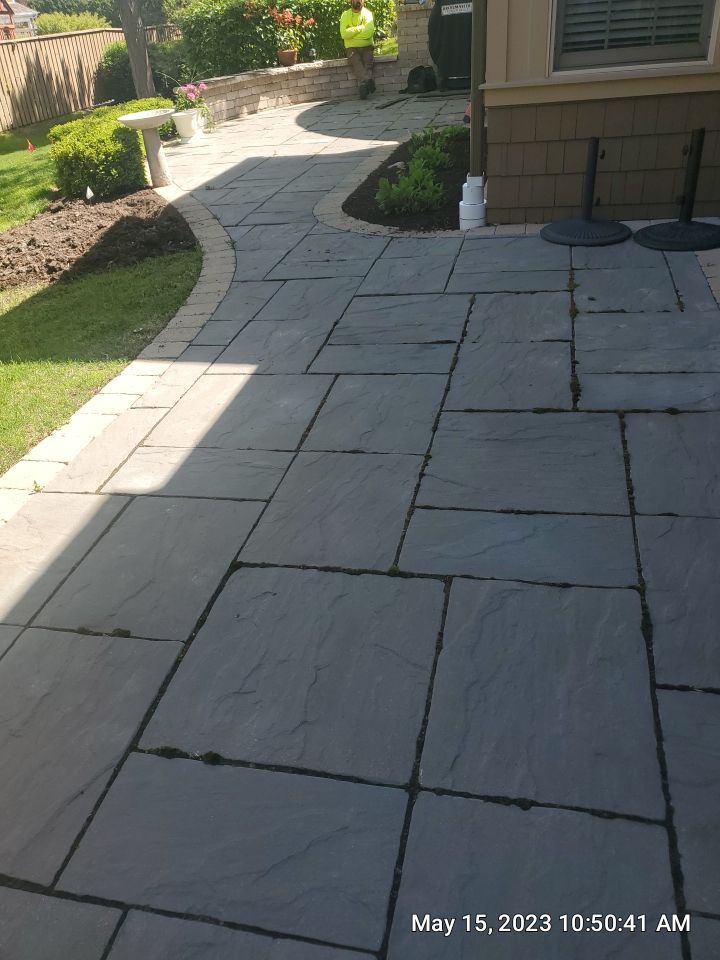 Glenview, IL Patio Clean, sand seal.  by Northern Power Washing LLC.