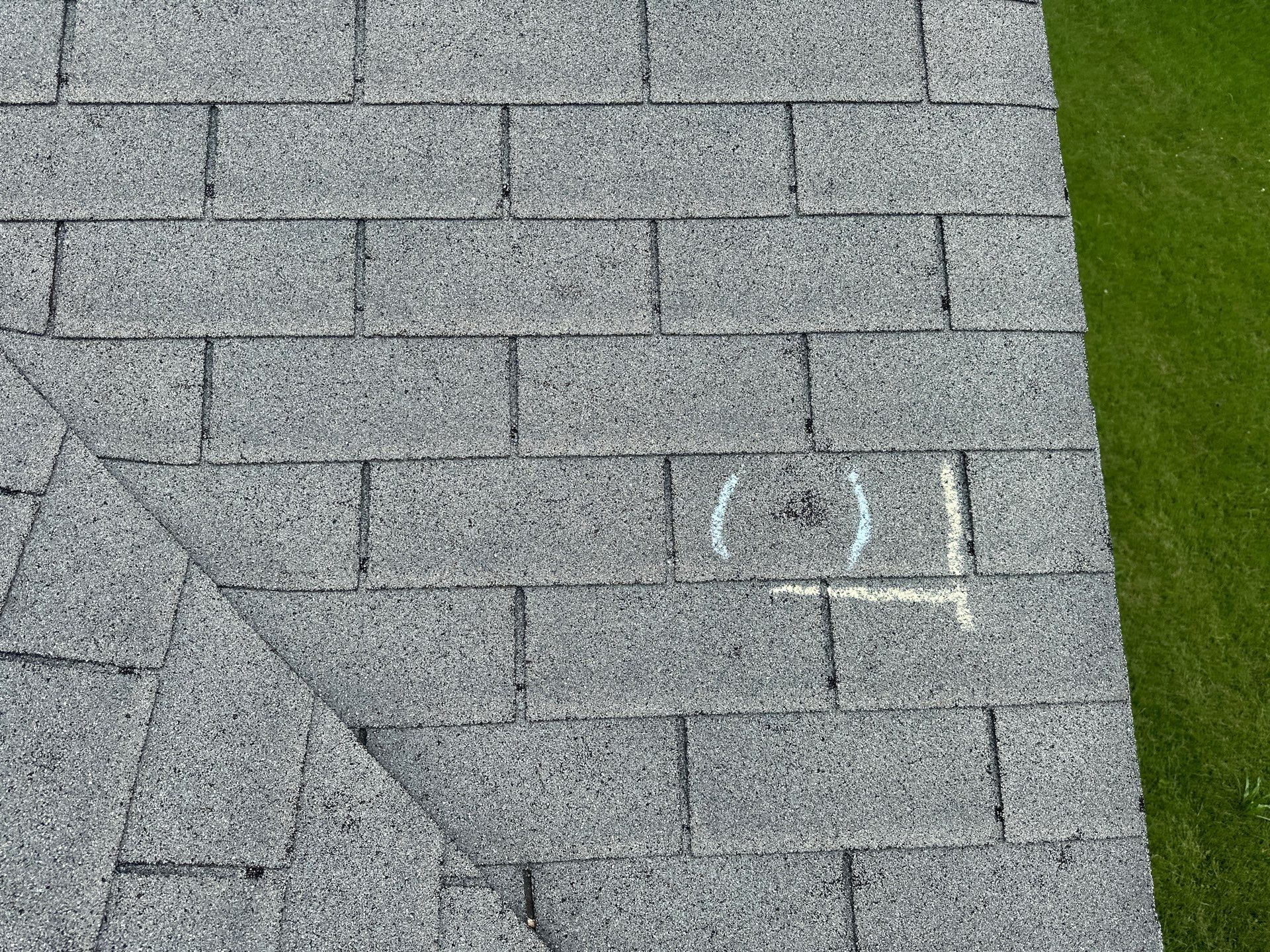 Solid Hail Damage - 3 Tab by Paragon Roofing