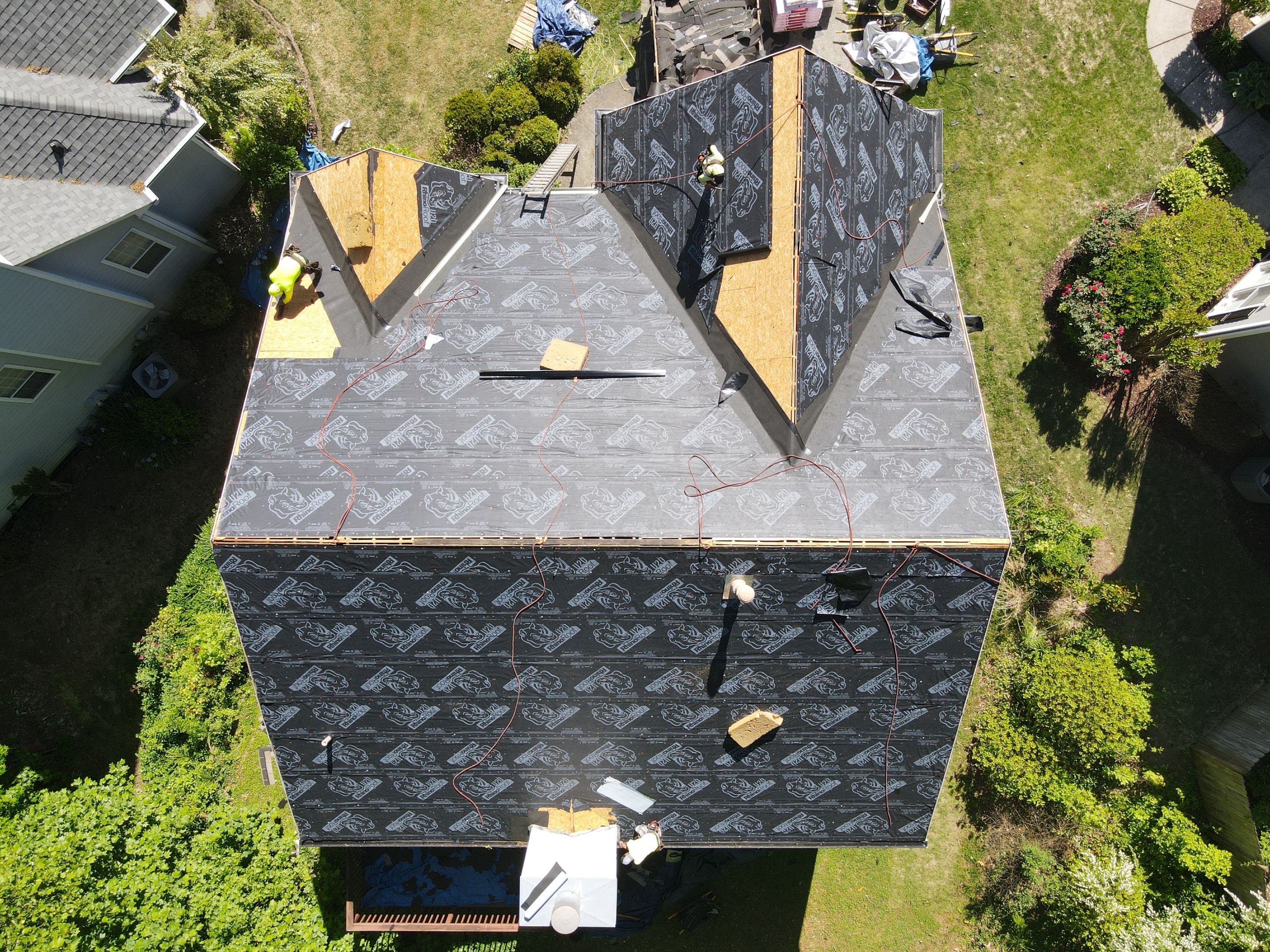 Residential Roofing Installation using Owens Corning by Inspector Roofing and Restoration