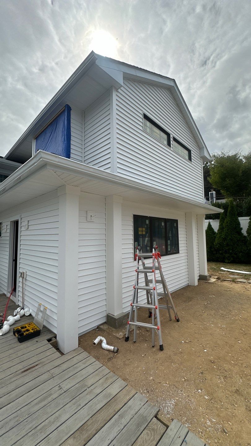Full House Installation by Above All Gutters 