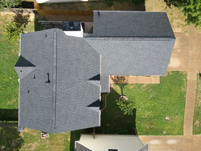Moire Black Re-Roof