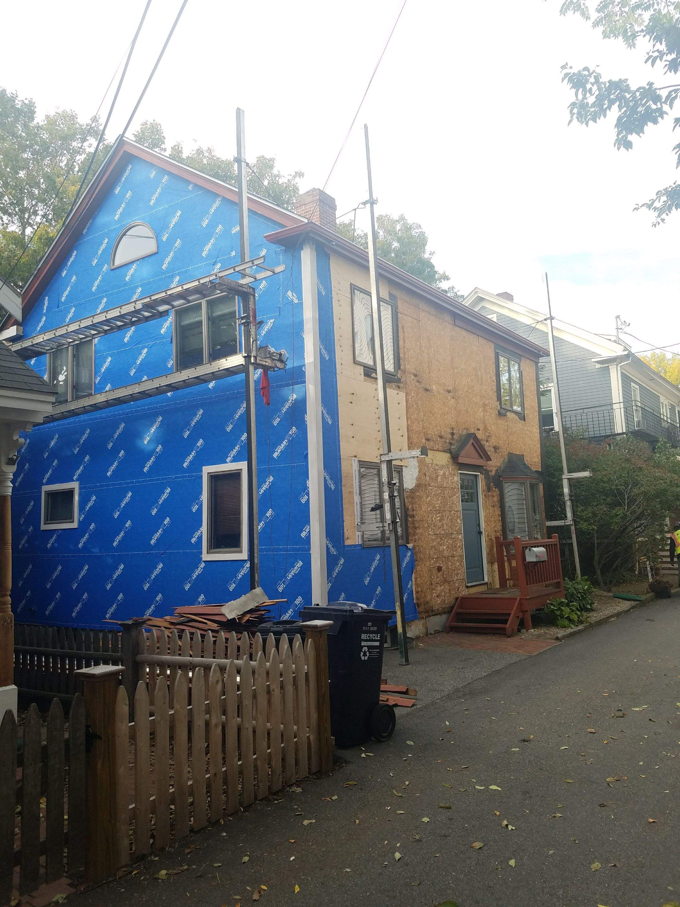 Siding Installation using Cedar Clapboard by Loyalty Exterior Solutions 