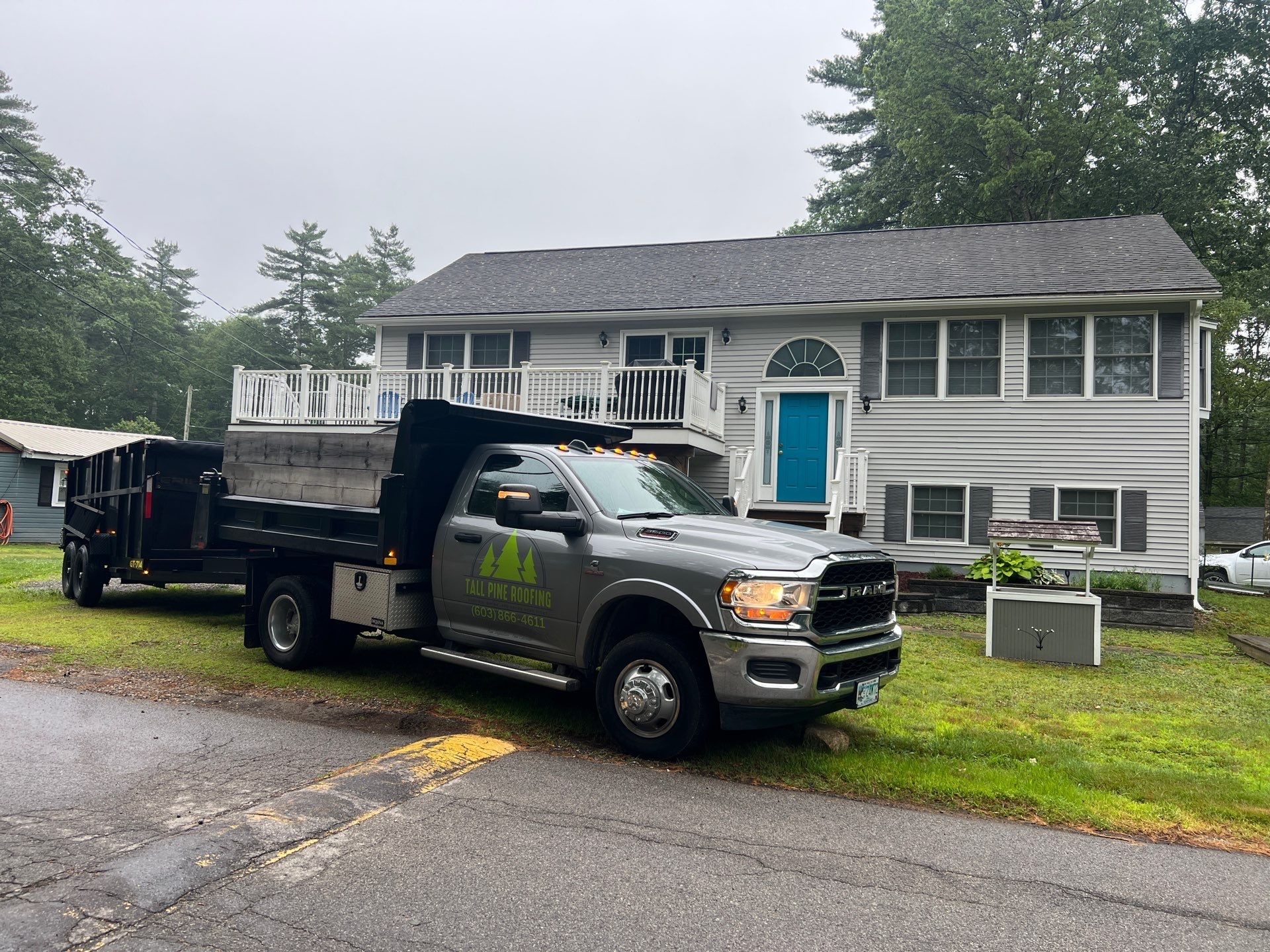 Owens Corning Roof Install in Derry, New Hampshire by Tall pine roofing
