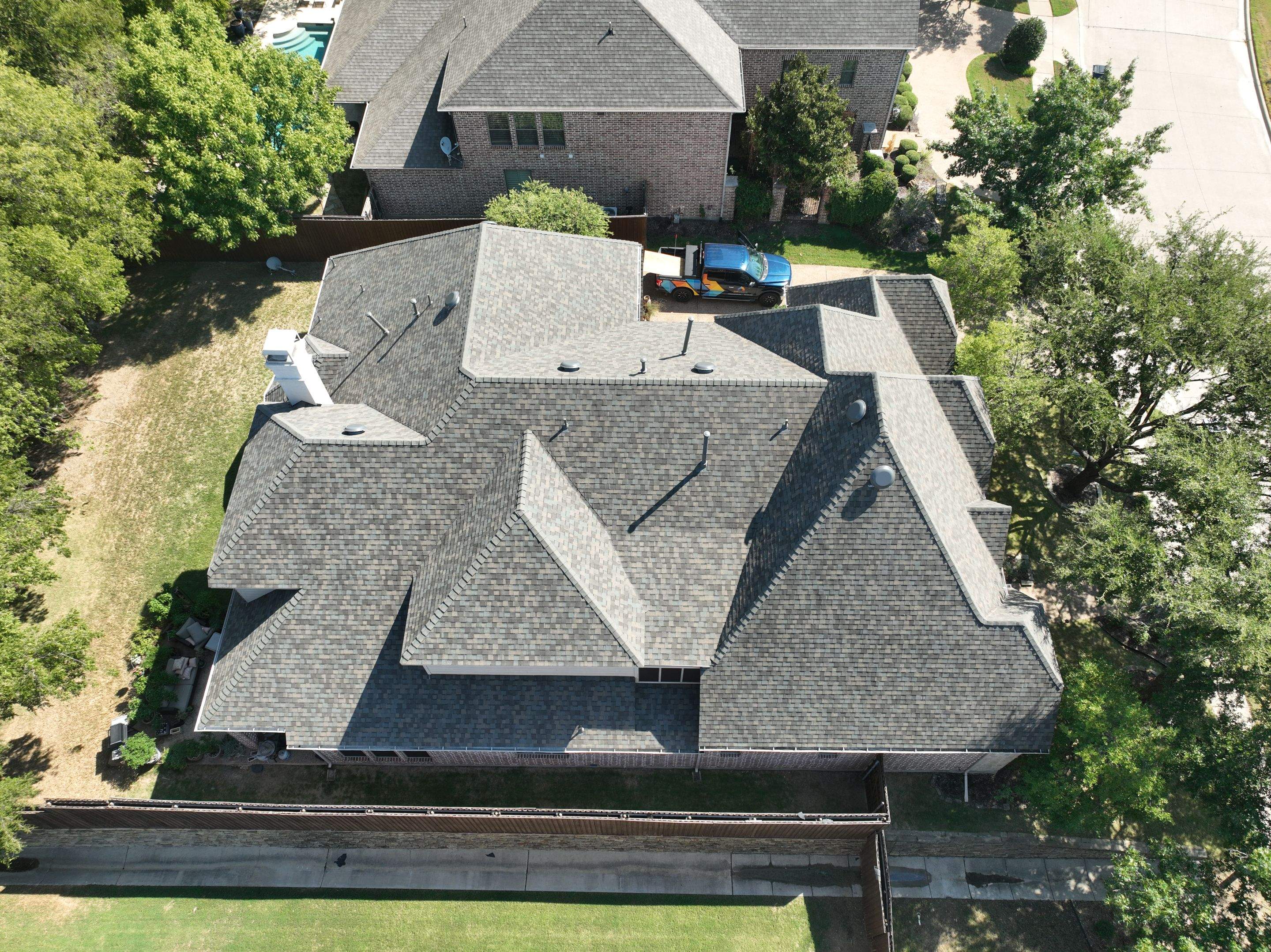 Residential Roofing Installation using CertainTeed Landmark MaxDef Weathered Wood by OneSource Roofing and Restoration