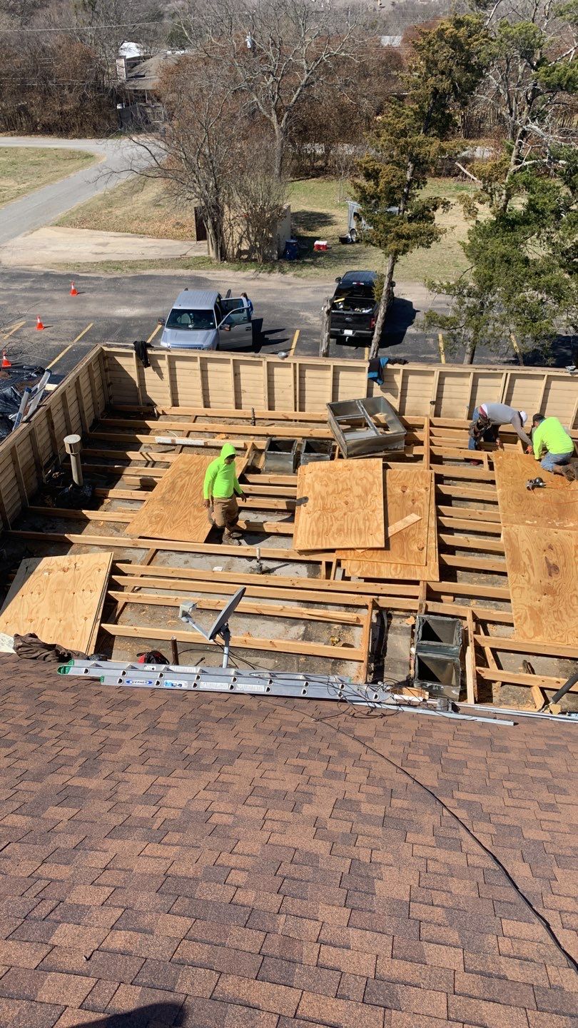 Full Commercial Roof Replacement using GAF Products in Anna Texas by Elite Roofing LLC