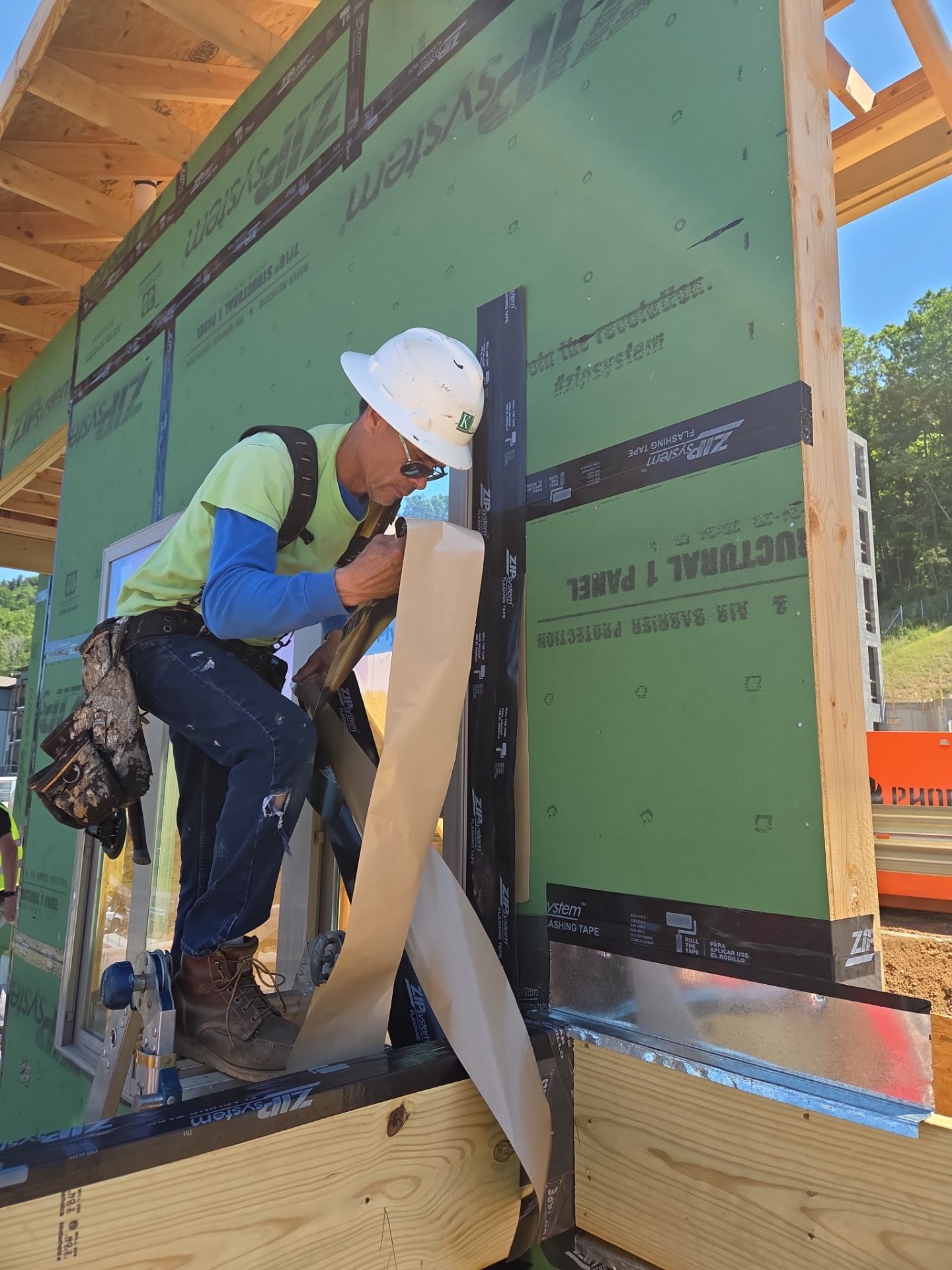 Mock-up Installation Progress by A3 Architecture, LLC