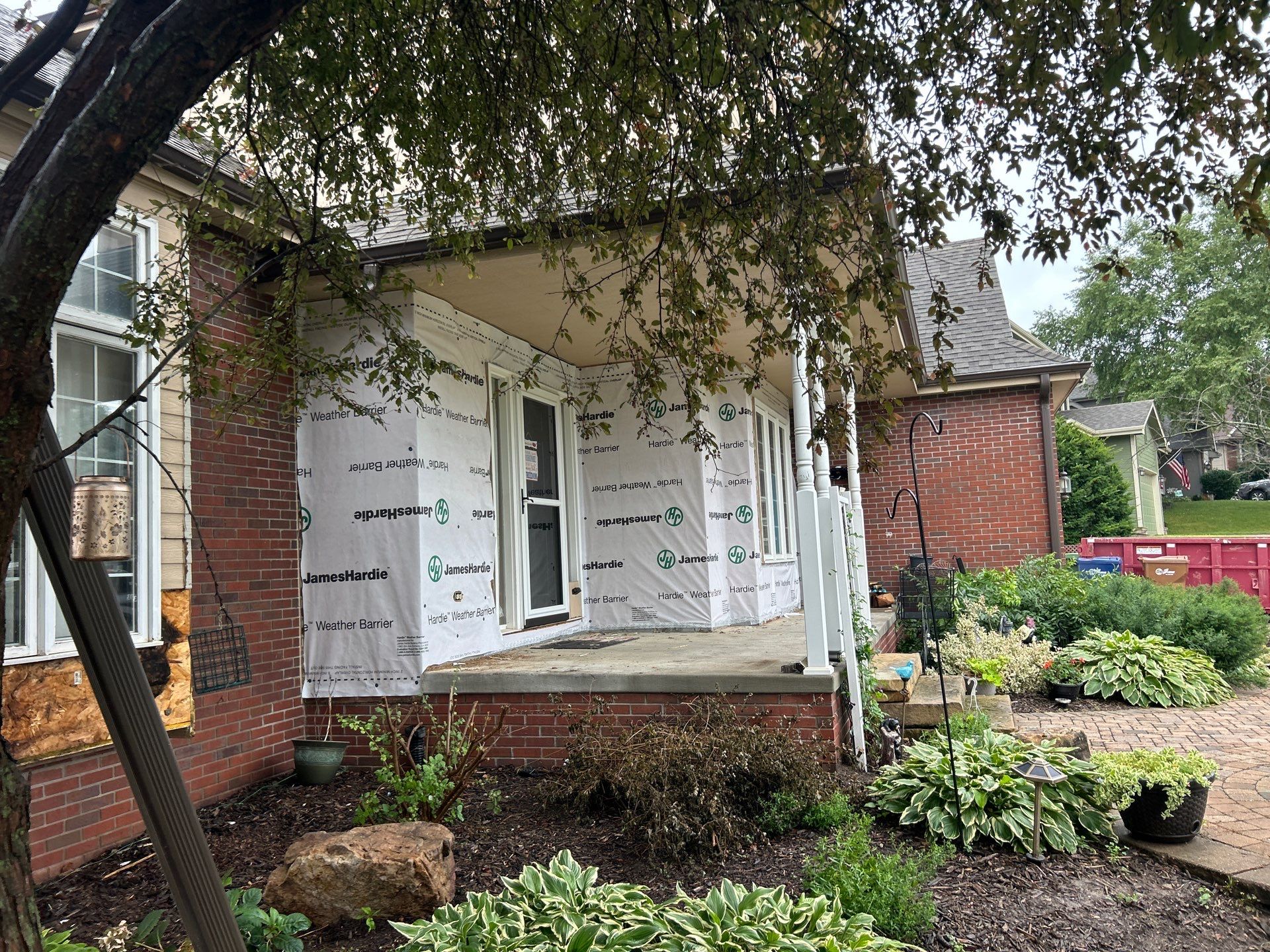 Full James Hardie Fiber Cement Siding Replacement in Bellevue, Nebraska by Carps Complete Exteriors 