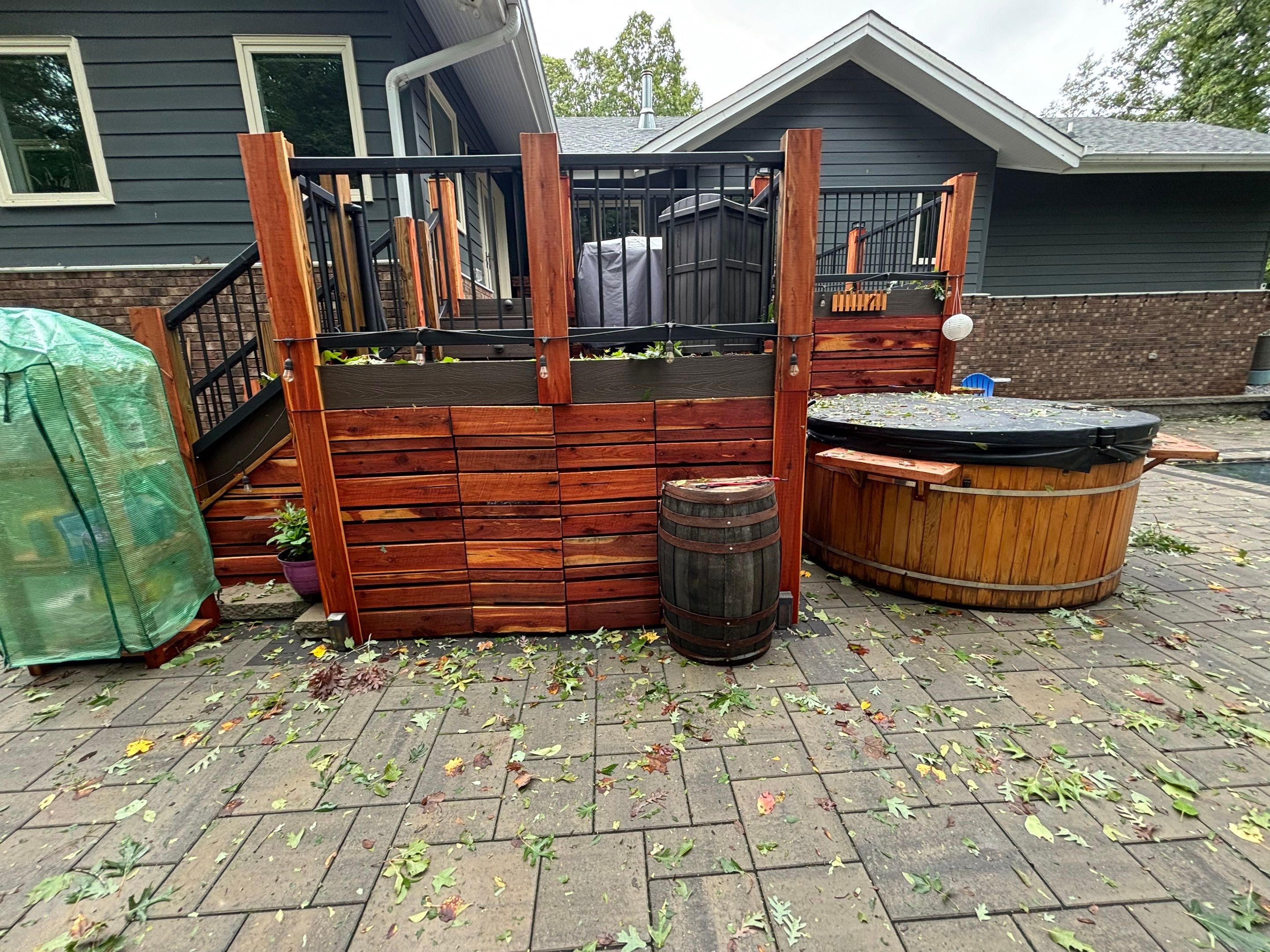 Fence and Deck using Wood Sealant and Stain by DuraSeal