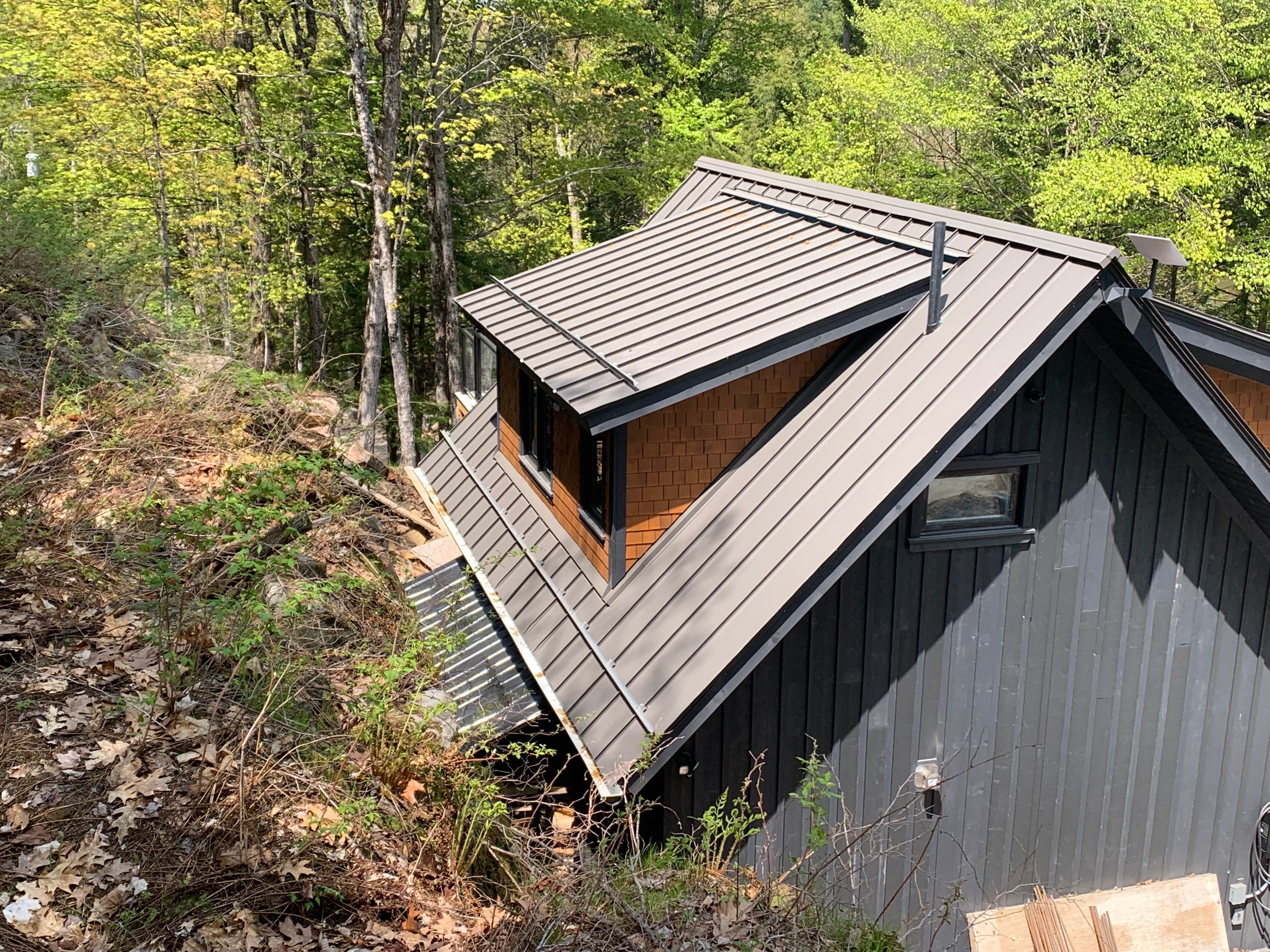 New Home Construction using 16" Standing Seam Panels by Jay Carter Roofing & Sheet Metal