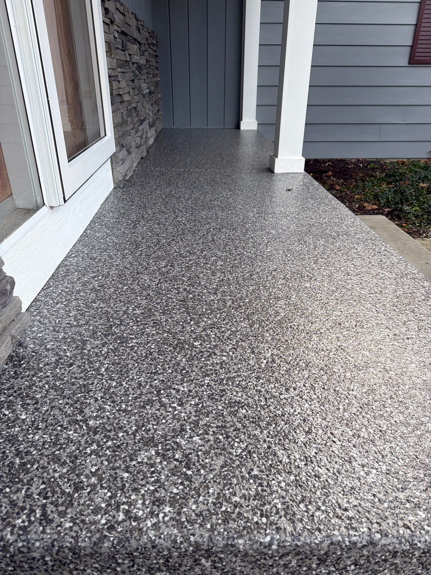 Front Porch by Freedom Concrete Coatings. 