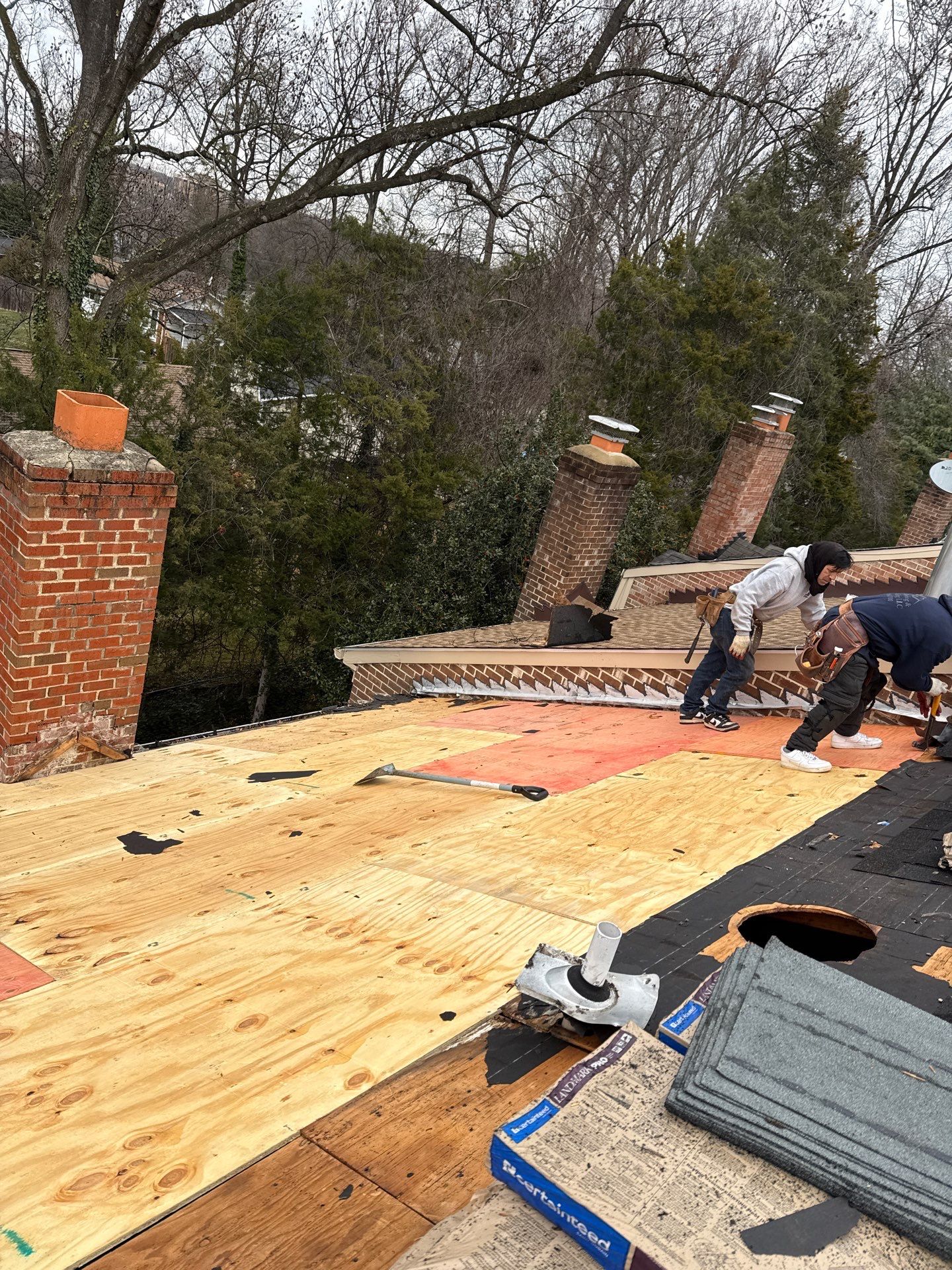 Annandale : Residential Roof Replacement with CertainTeed Landmark Pro in Max Def Moire Black  by RM Banning, Inc.