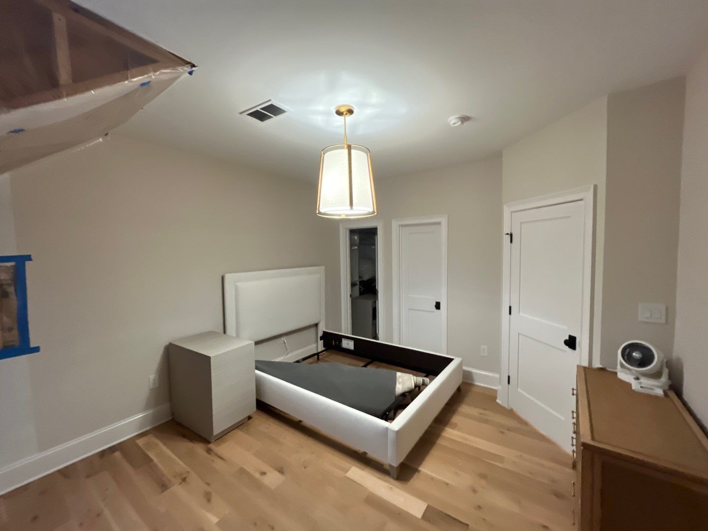 Bedroom mold remediation & Interior restoration by EAS Environmental, LLC.
