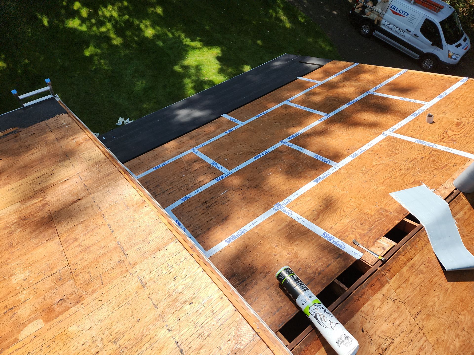 Residential Roofing Installation using Owens Corning TruDefinition Duration AR - Estate Gray by A Plus Exterior