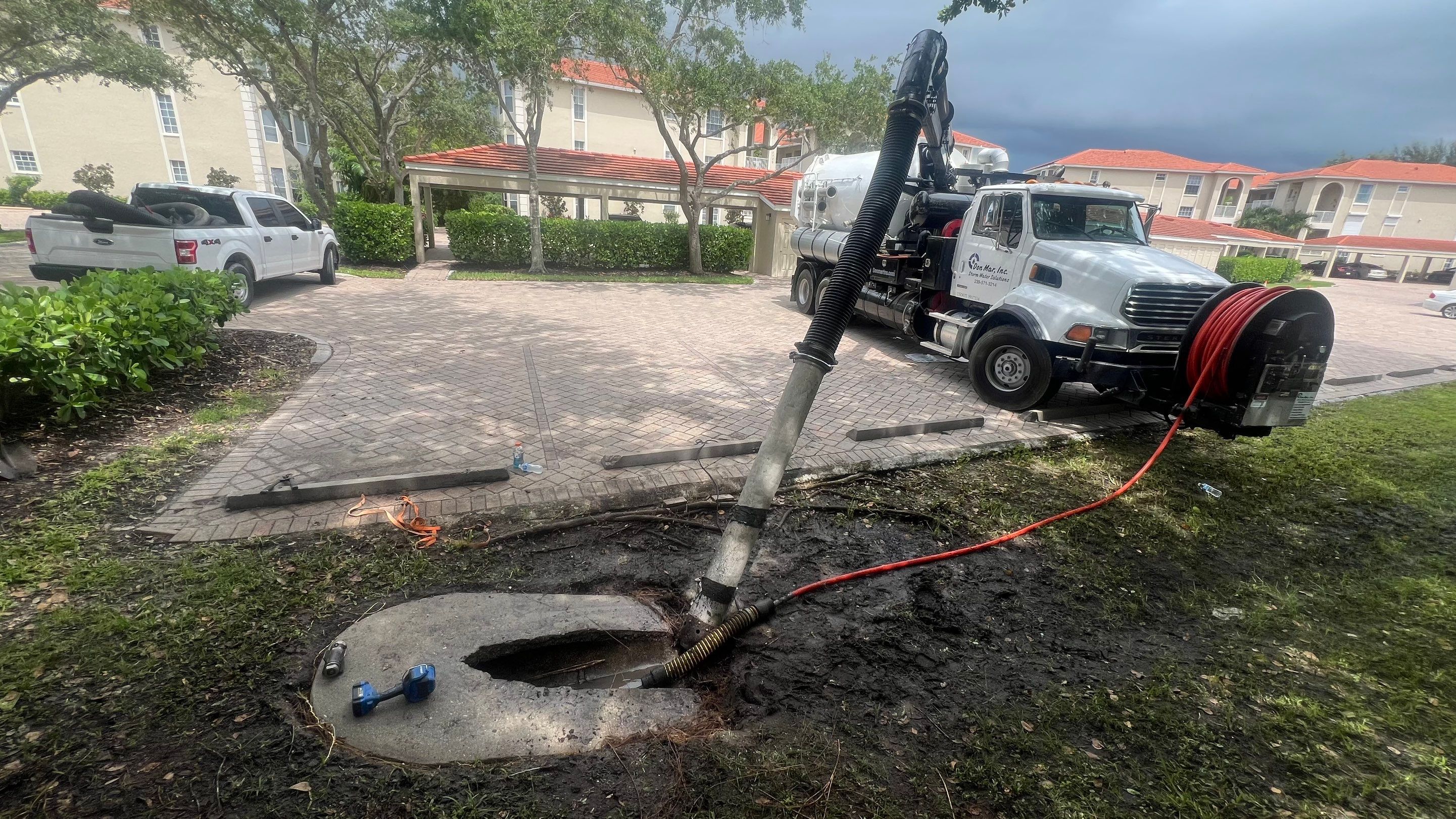 Naples Community Culvert Cleaning by APS Power & Water