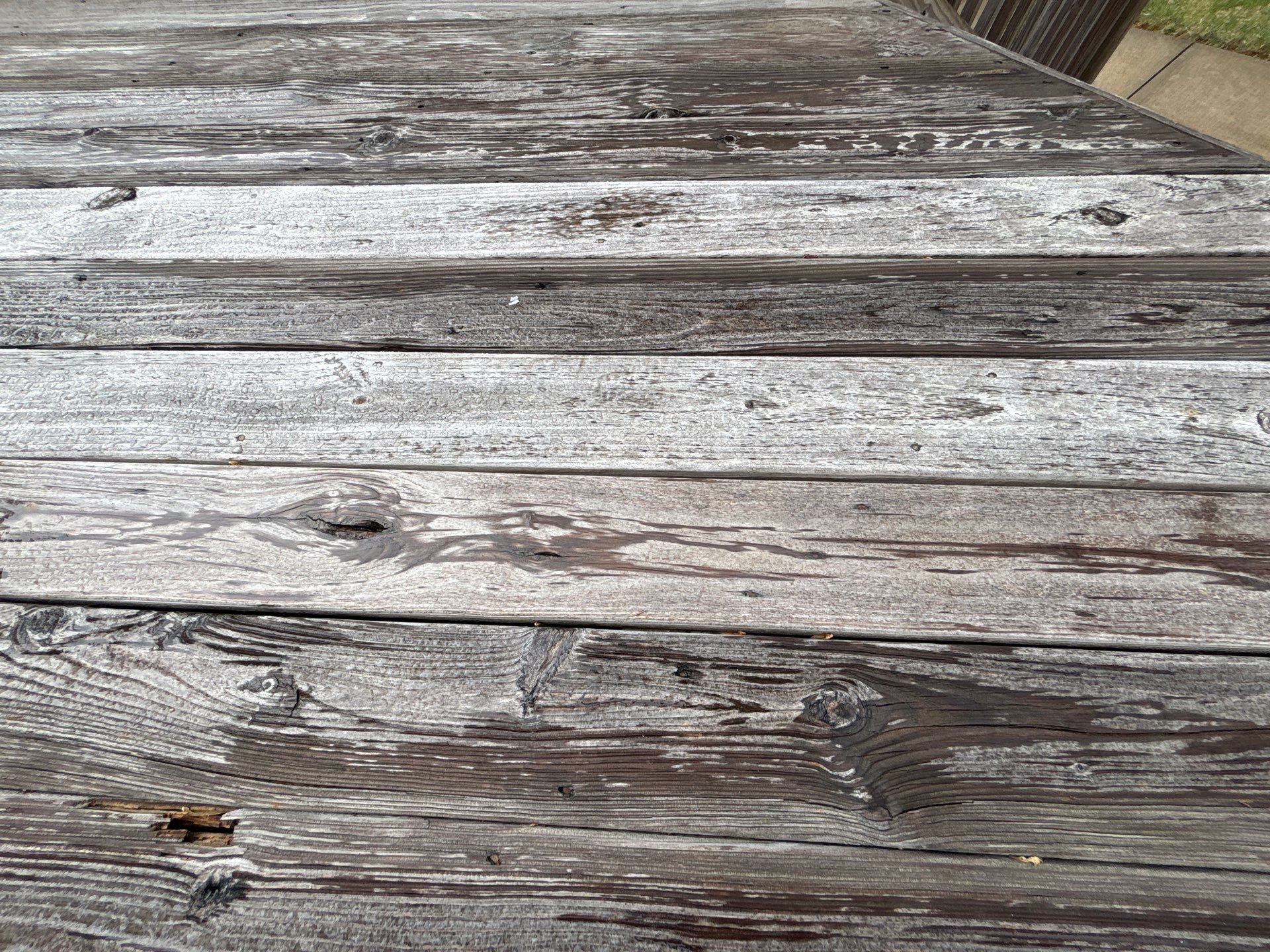 Weathered Deck using Wood Sealant by DuraSeal