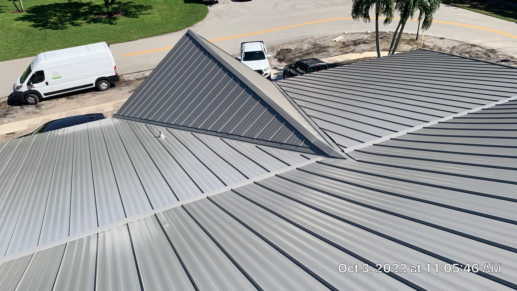 Residential Roofing Installation using 1" Nail strip metal roof by BLUES BROTHERS ROOFING