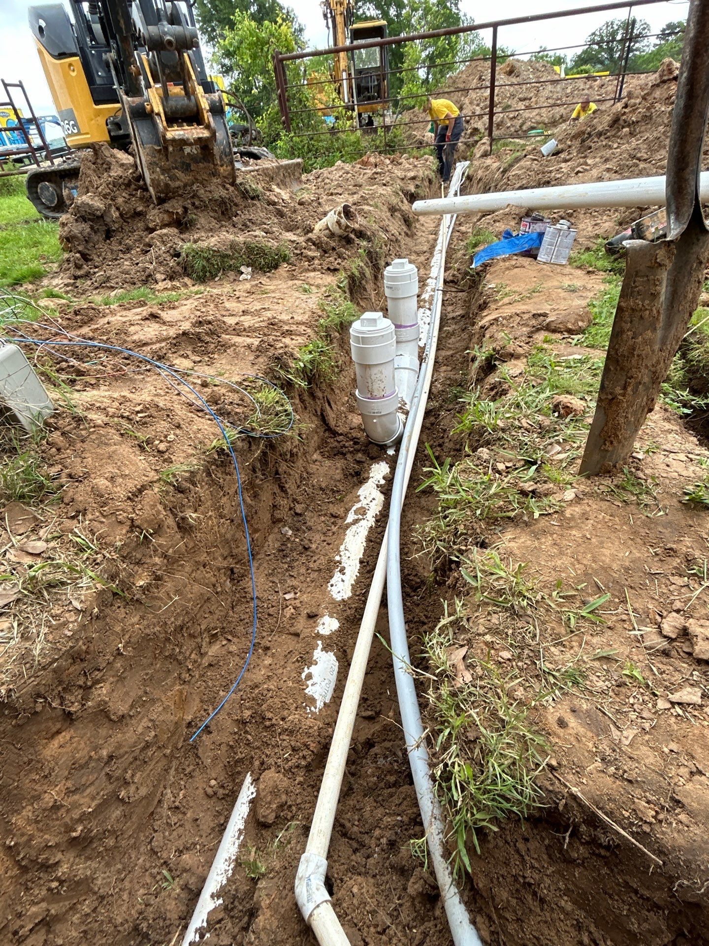 Septic Install Project in Eustace by Rub-A-Dub Plumbing