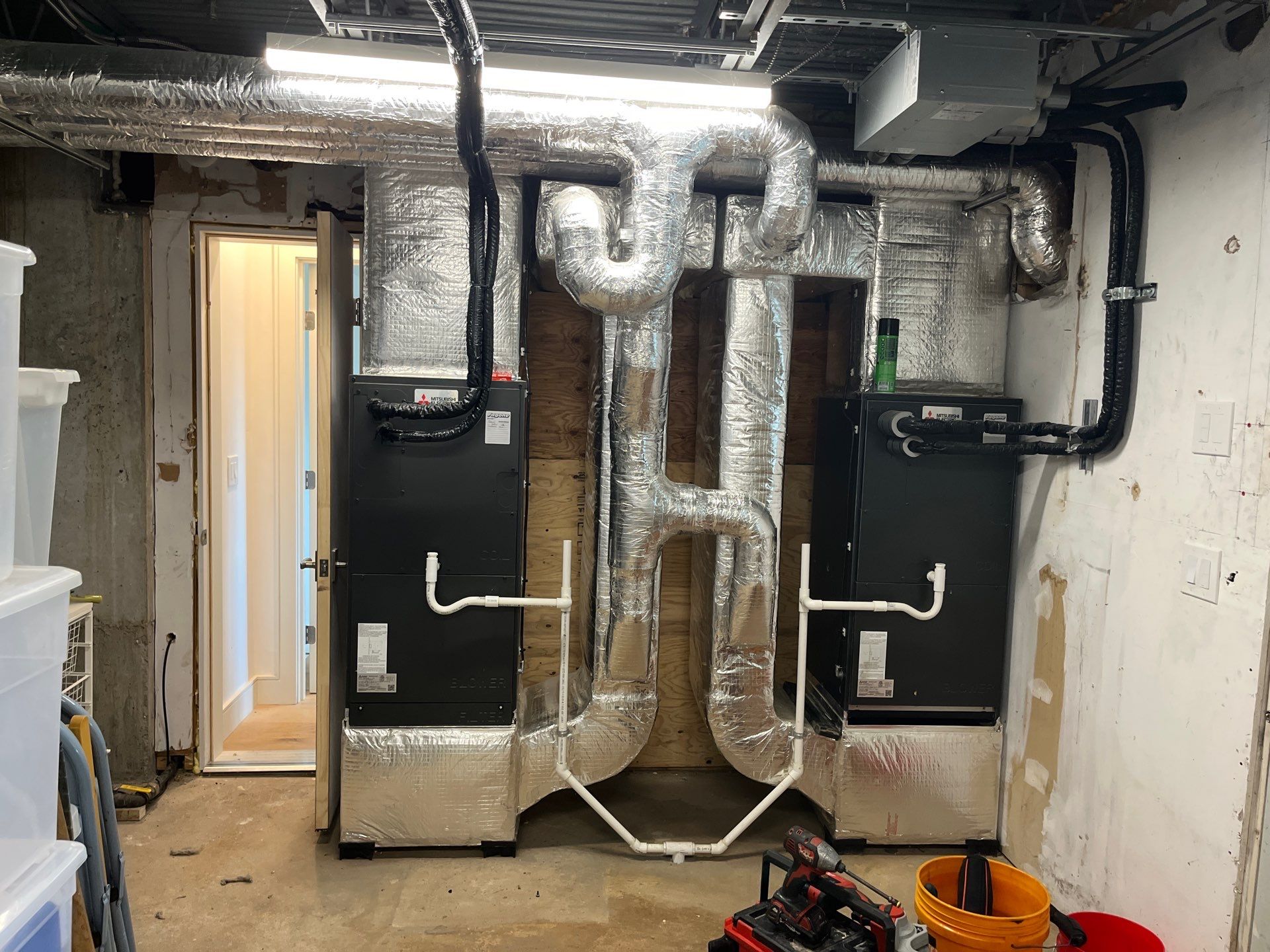 Air Handler Leak & Mitsubishi System Annual Service — Ipswich, MA by FAGONE MECHANICAL