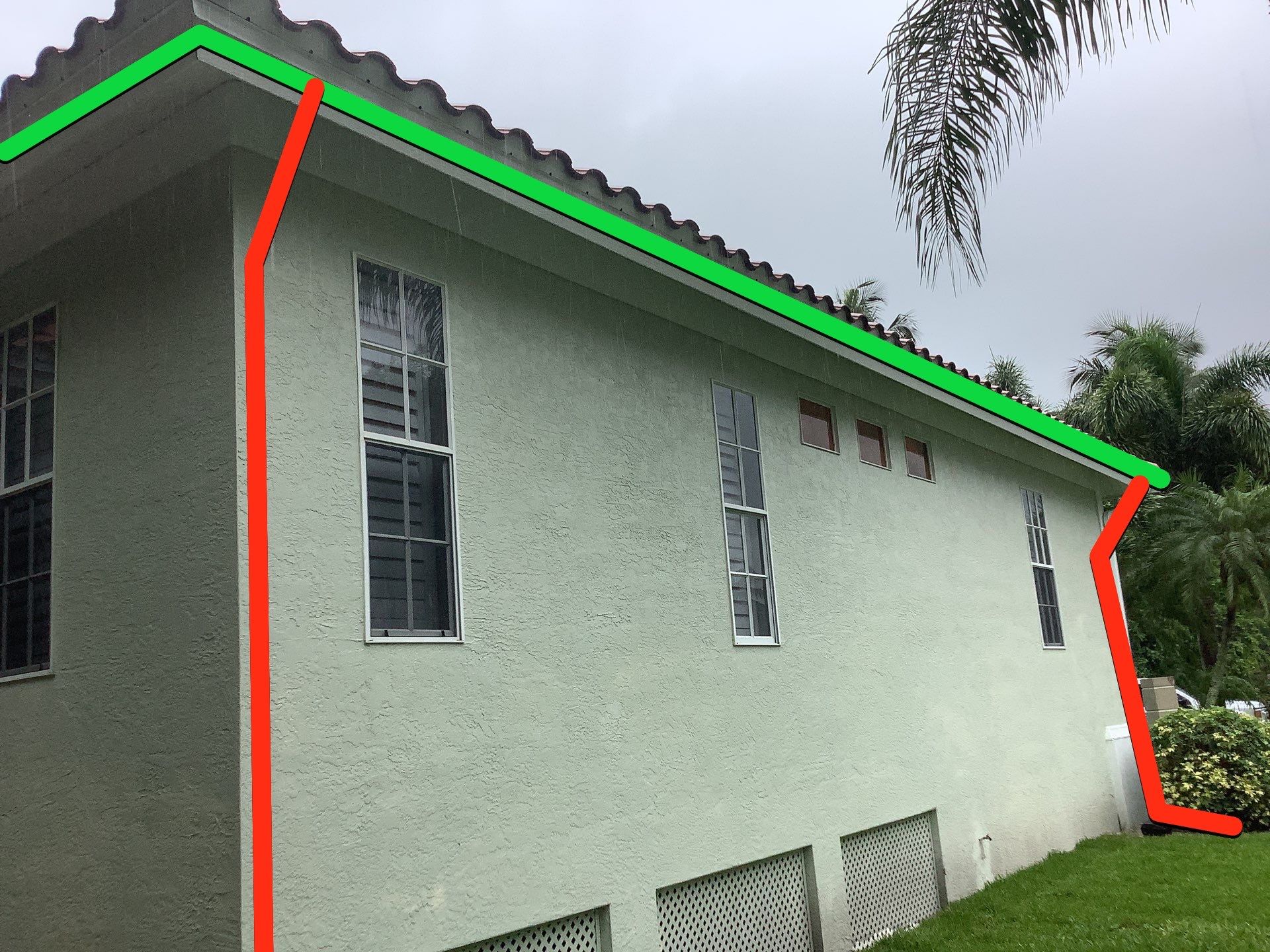 Downspout and Elbow Installation in Bonita Springs FL by Gutter Professors
