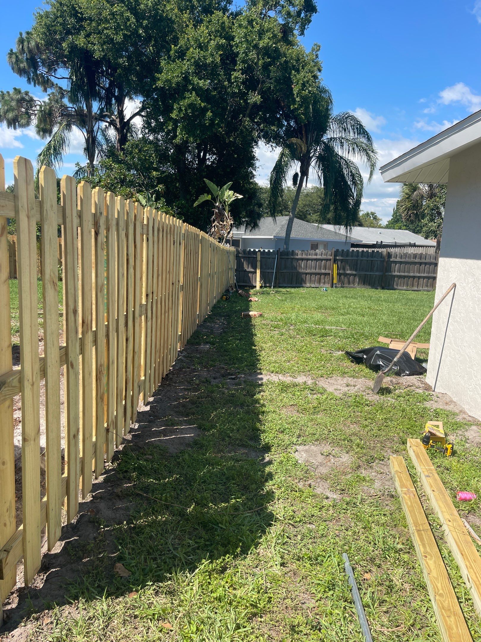 Sarasota, FL 6ft. Tall Treated Board on Board Privacy Fence by Asap fence and gates, LLC