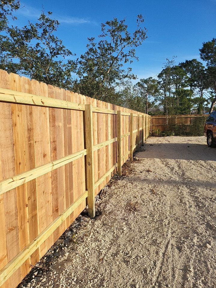 Cedar  by Hip Square Fence Inc.