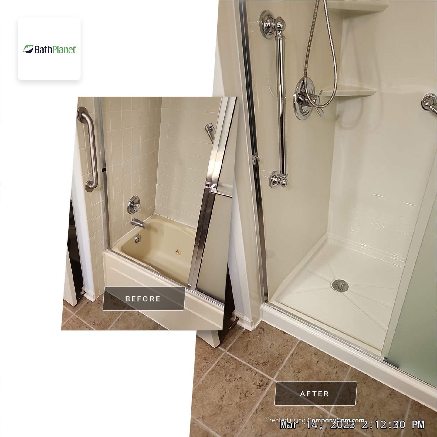 Tub to Shower by BathPlanet SW Virginia