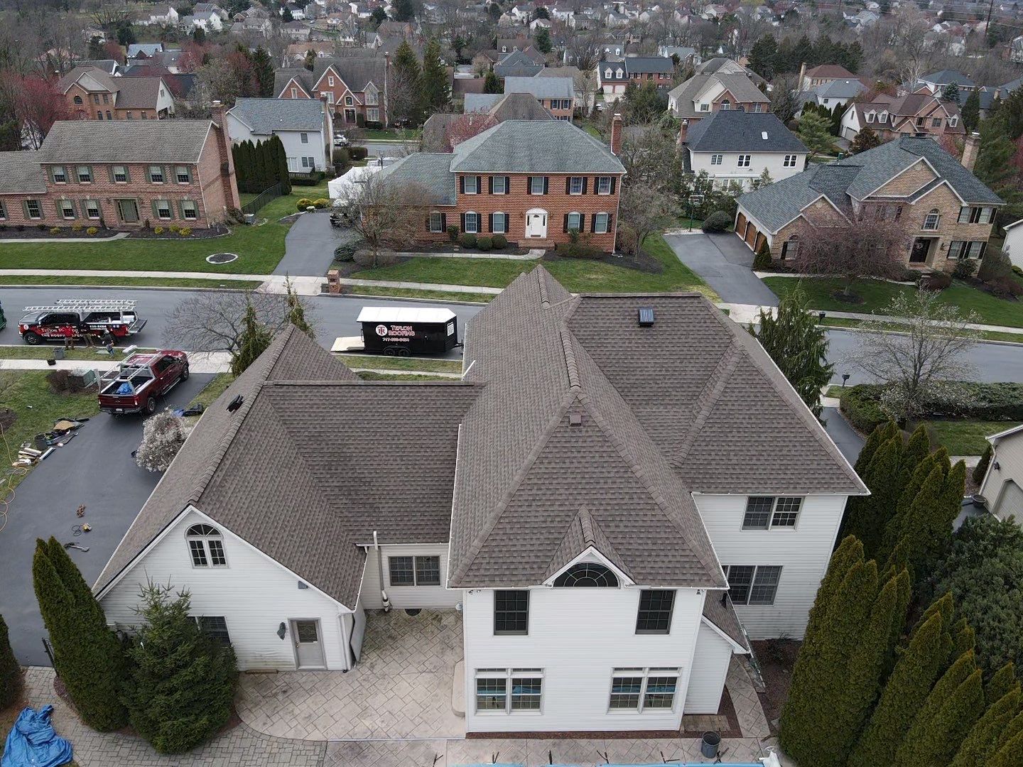 Residential Roofing Installation using Gaf Hdz Architectural Shingle by Teflon Roofing