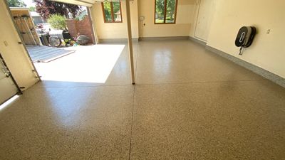 Garage using Mediterranean