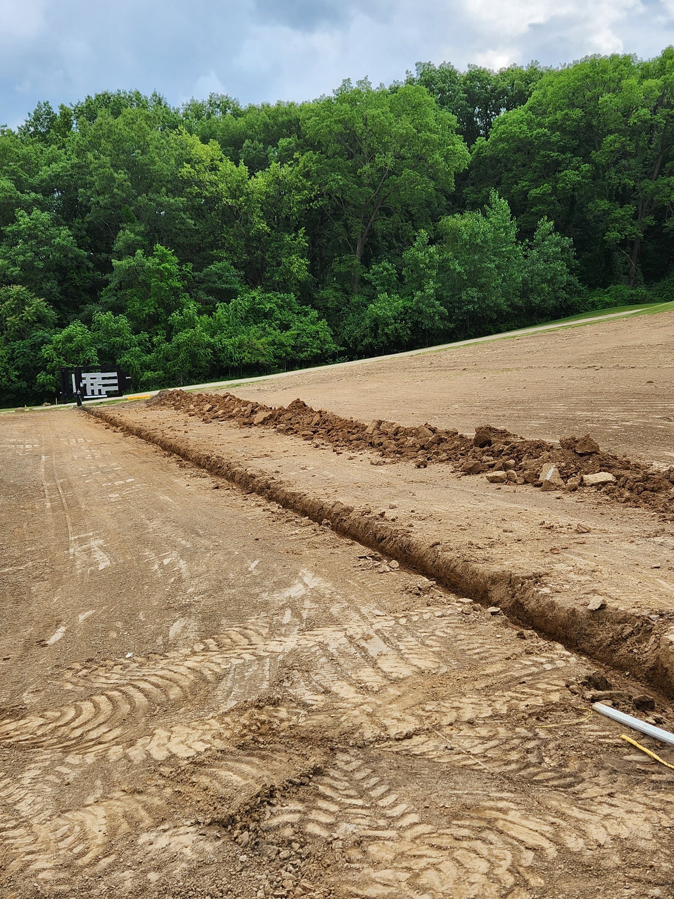 Fence / Retaining Wall using Block then parge by ACE Waterproofing & Basement Solutions