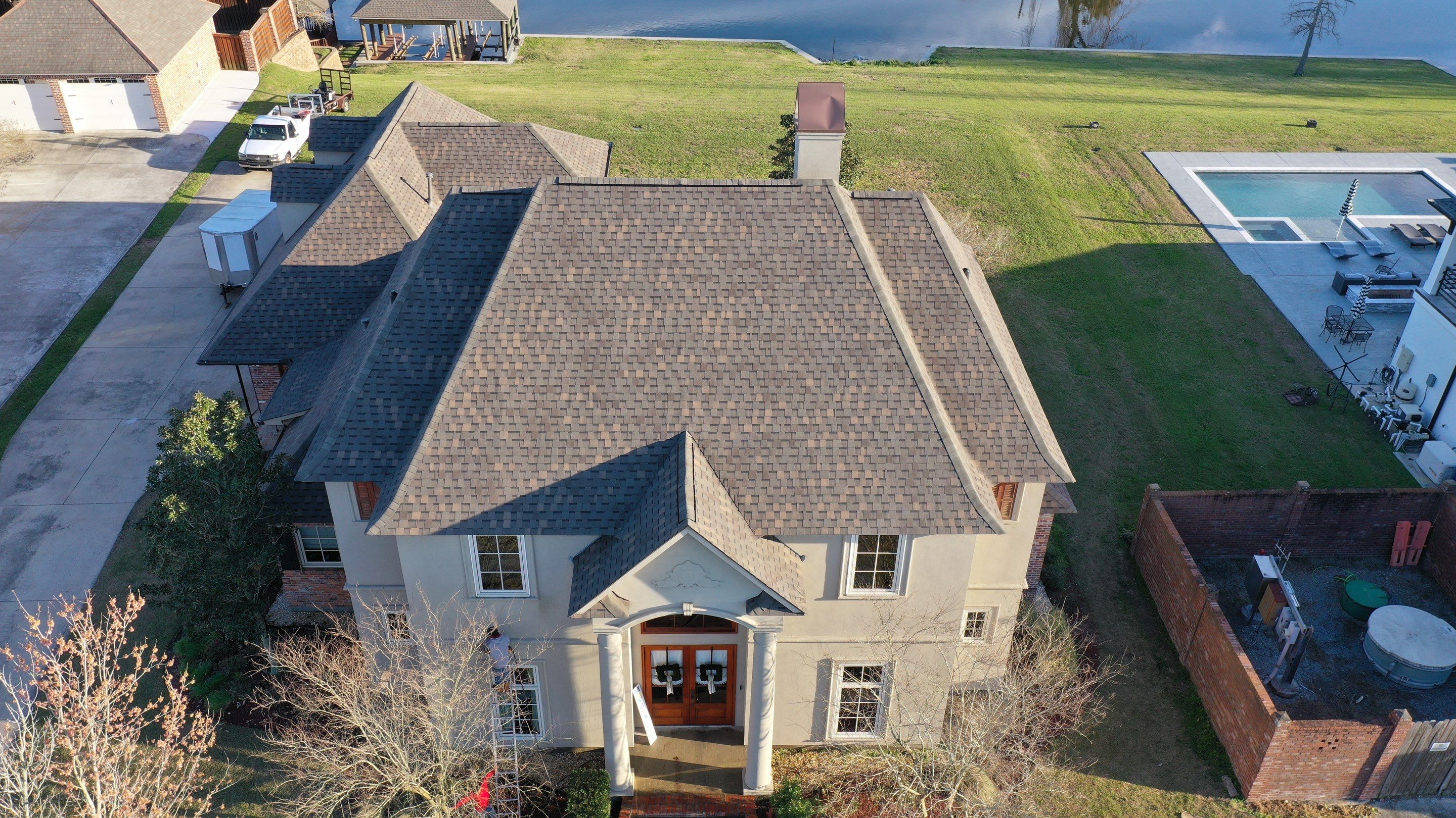 Weathered Shadow - Atlas by Top Team Roofing & Construction