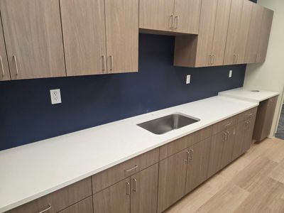 Quartz Installation for Oklahoma City Commercial Offices