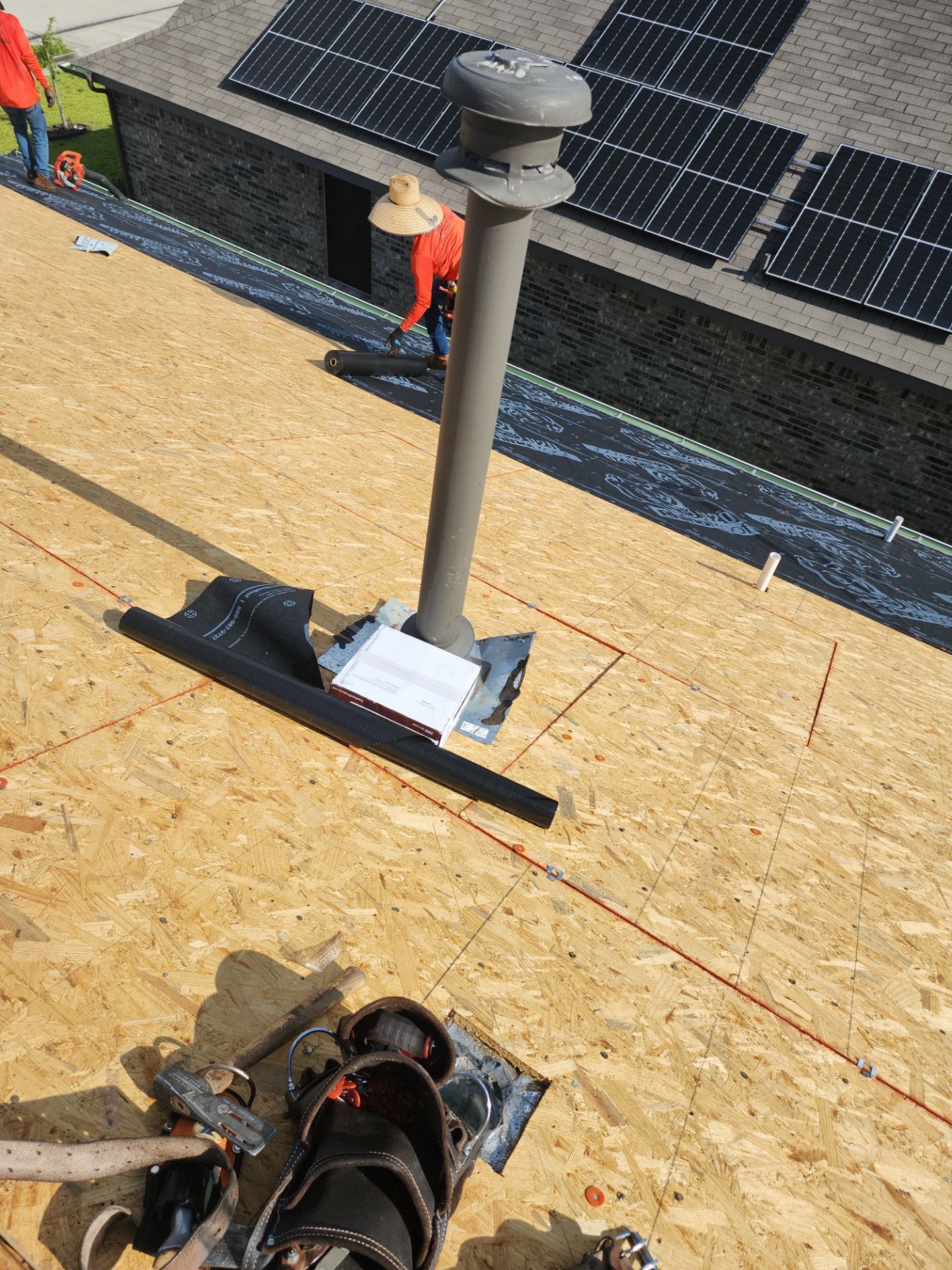 Residential Roofing Installation using Owen's Corning Duration (Lifetime) Shingles by Roof Repair Company
