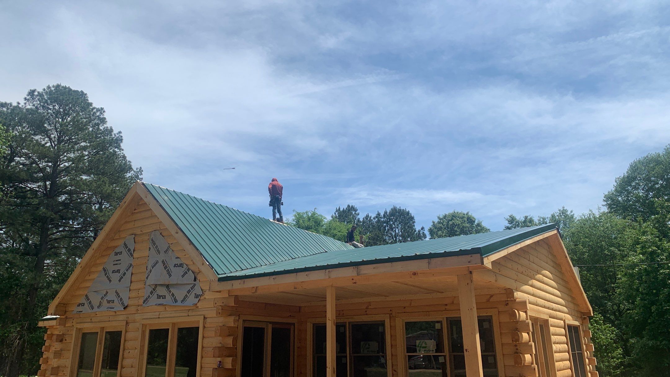 New Home Construction using 29 gauge metal by Hostetler Roofing