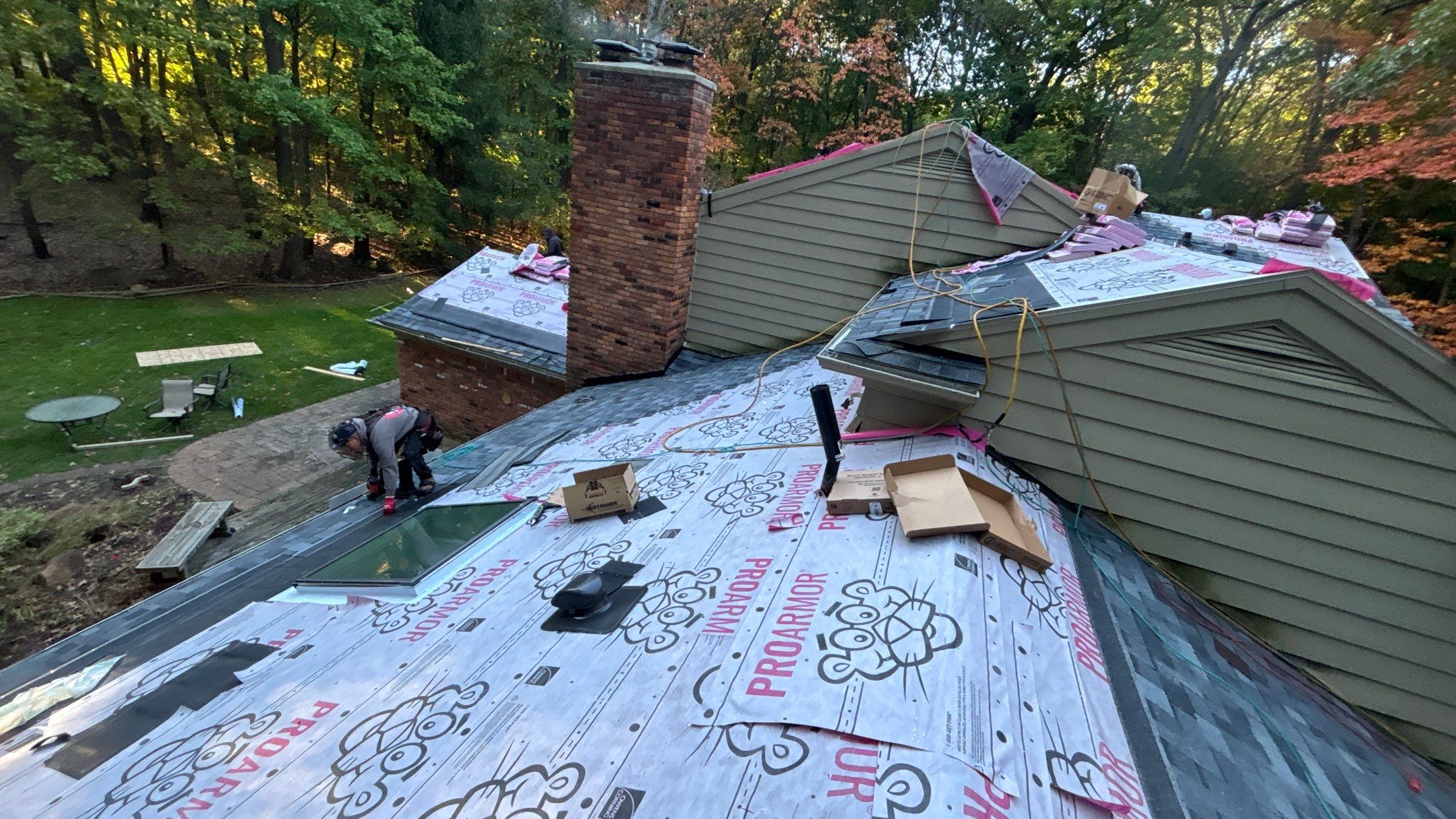 Roof Replacement using Owens Corning Slatestone Gray by 180 Contractors