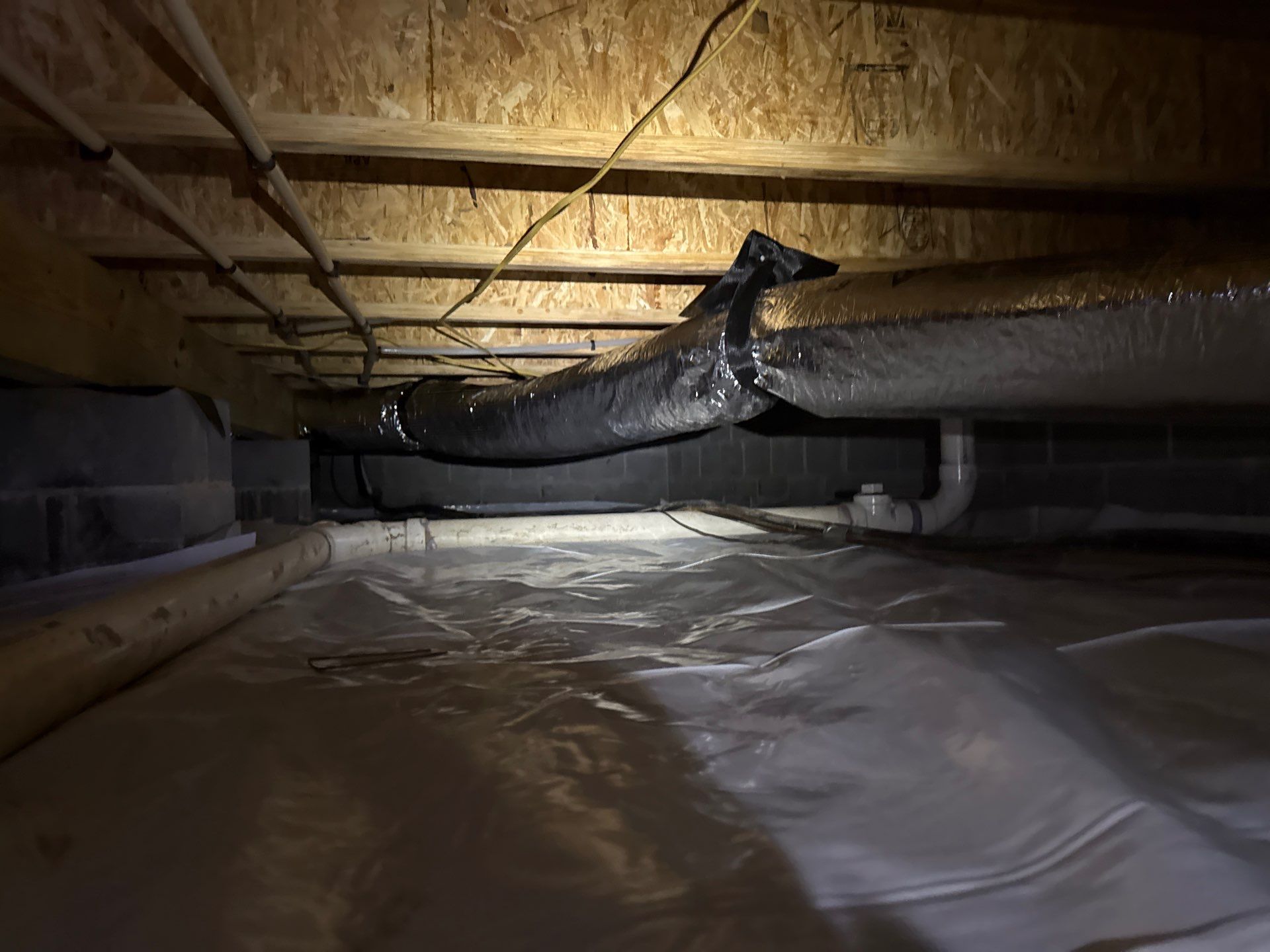 Project in Yorktown by Patriot Crawl Space Repairs