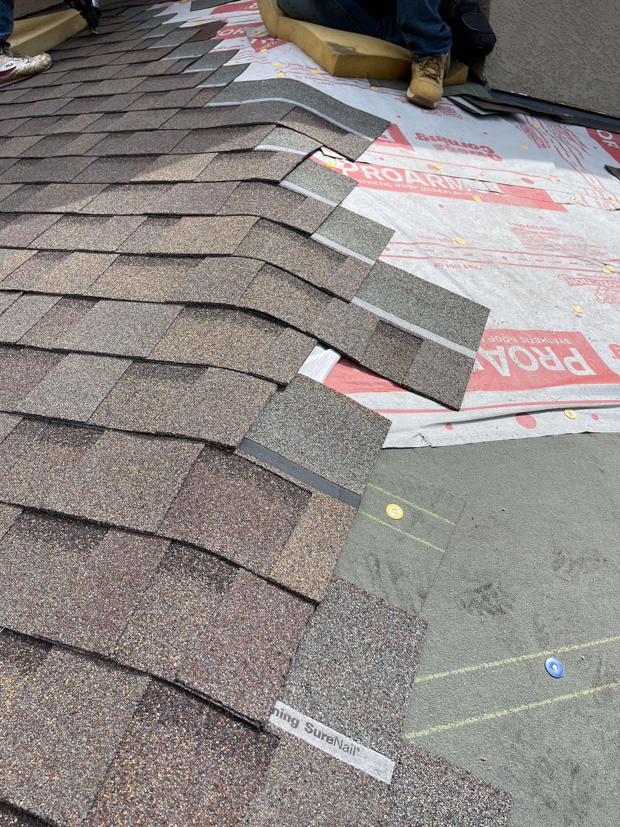 Residential Roofing Installation using Owens Corning TruDefinition Duration STORM by A to Z Roofing
