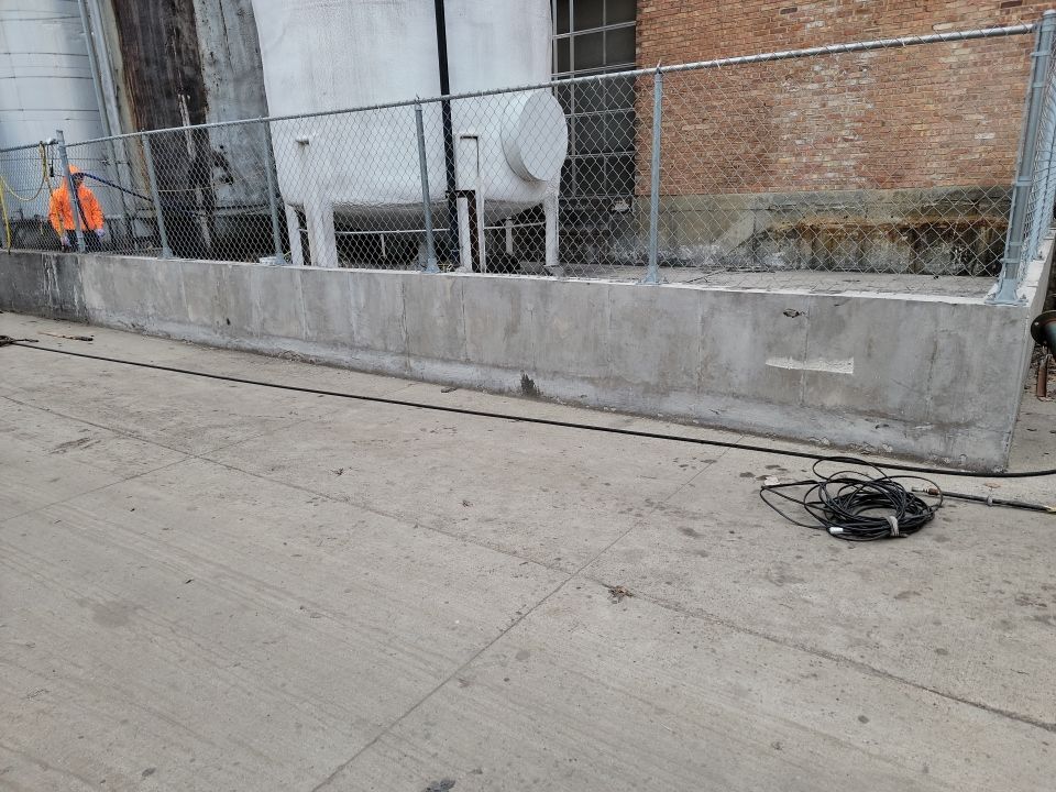commercial pressure washing using Hot water by Northern Power Washing LLC.