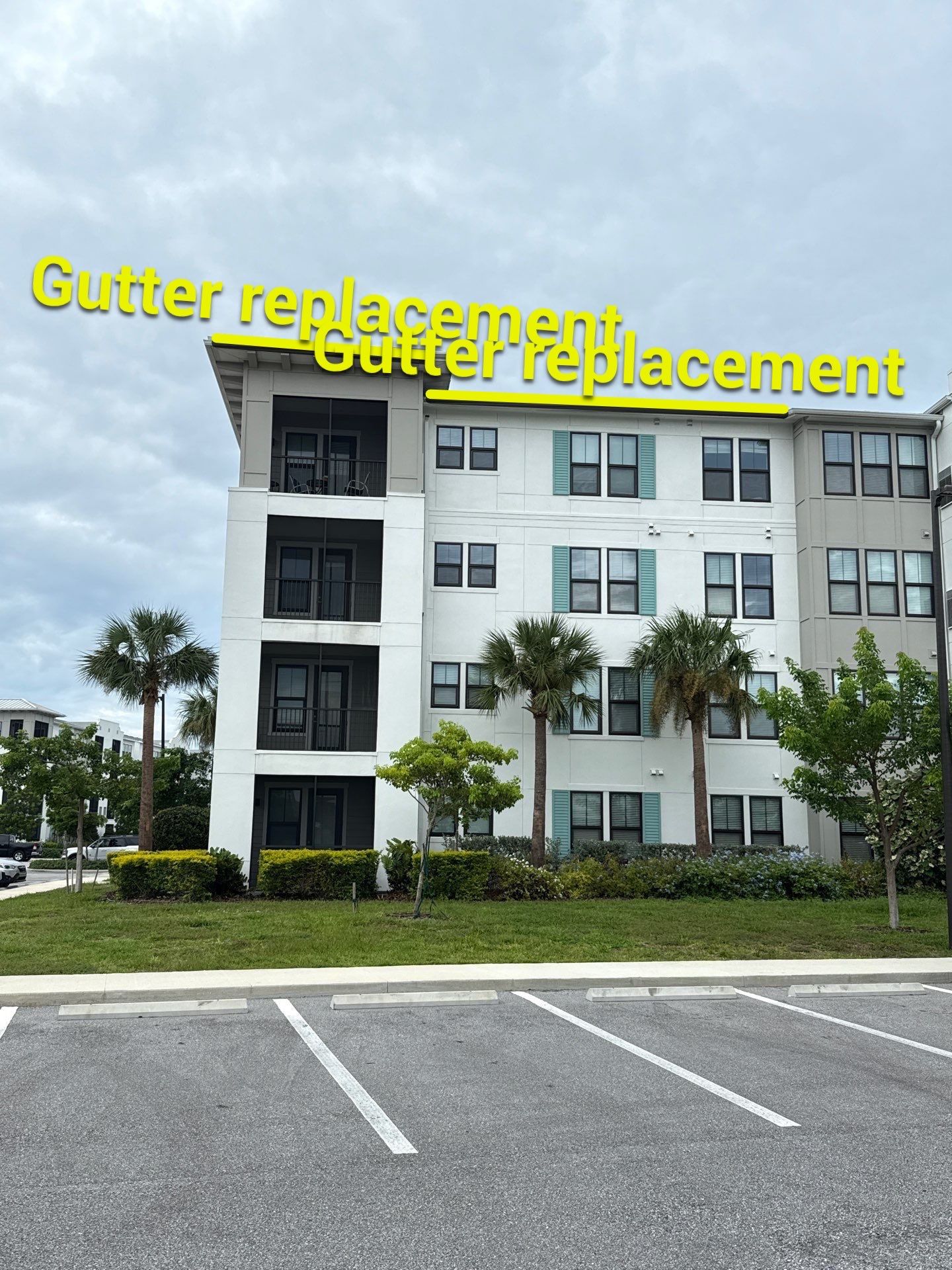 Replace gutter using gutter installation in Bradenton FL by Gutter Professors