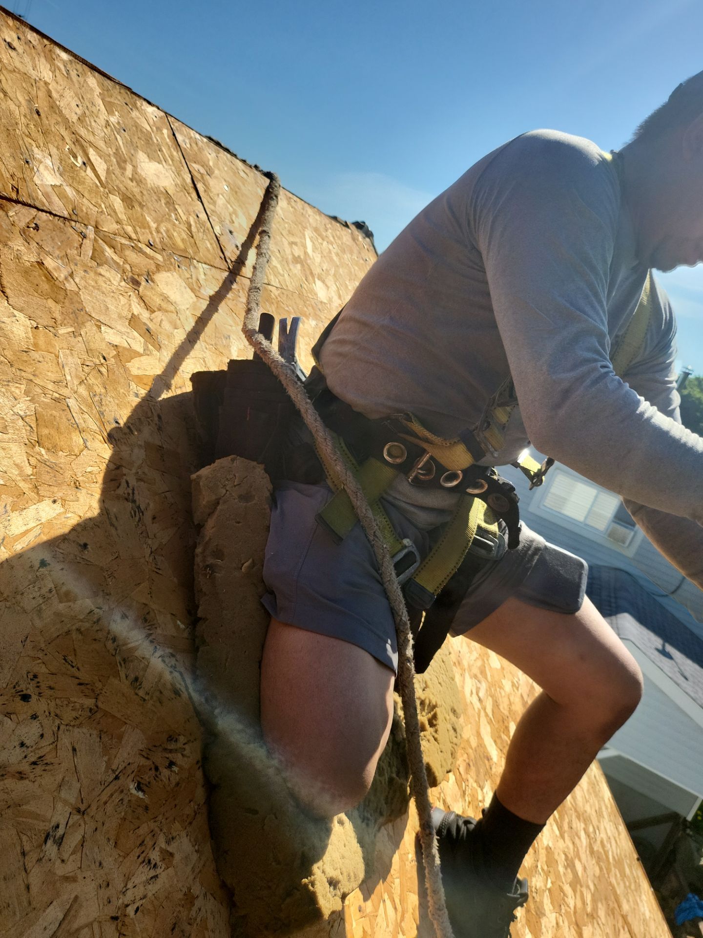 Residential Roofing Installation using Owens Corning TruDefinition Duration - Estate Gray by A Plus Exterior