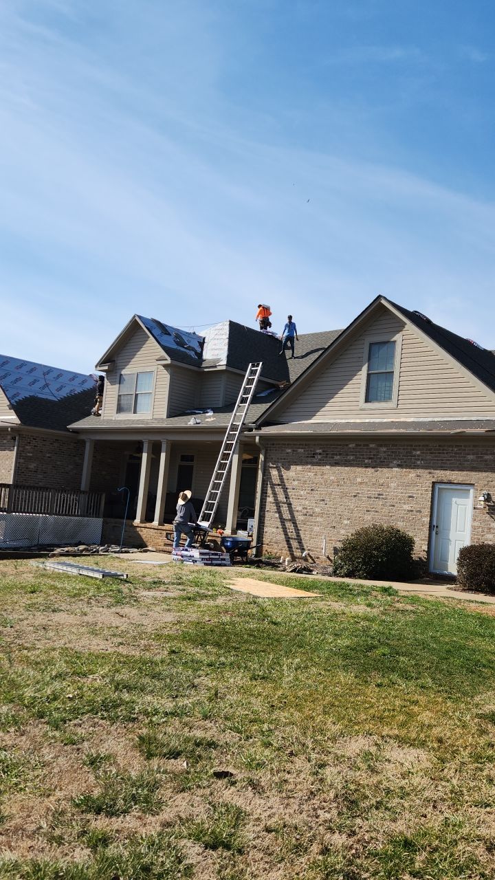 GAF Weathered Wood and Custom Copper by Just In Time Roofing and Restoration