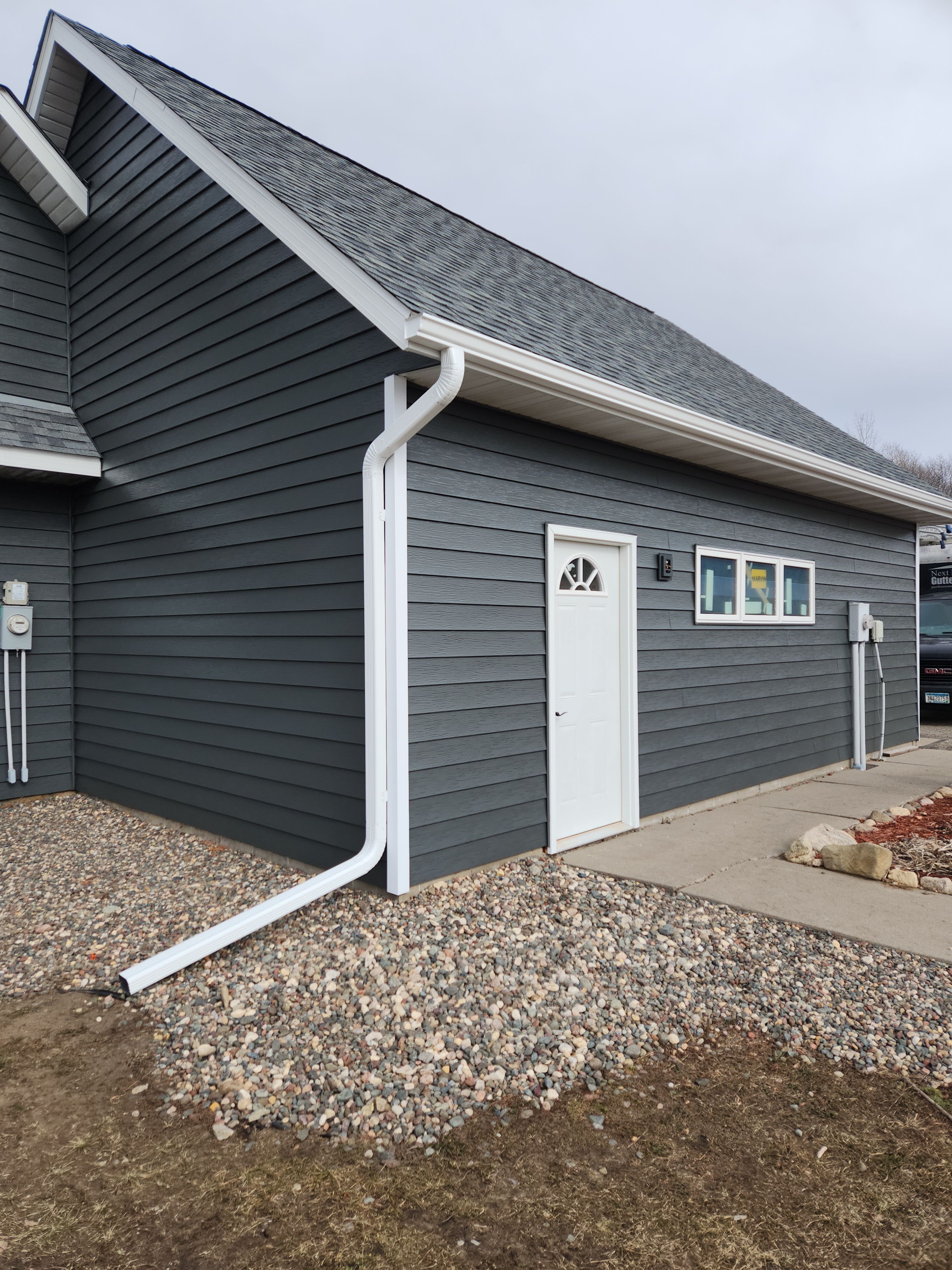 5" Gutters in Avon by Next Level Seamless Gutters / Exteriors Inc.