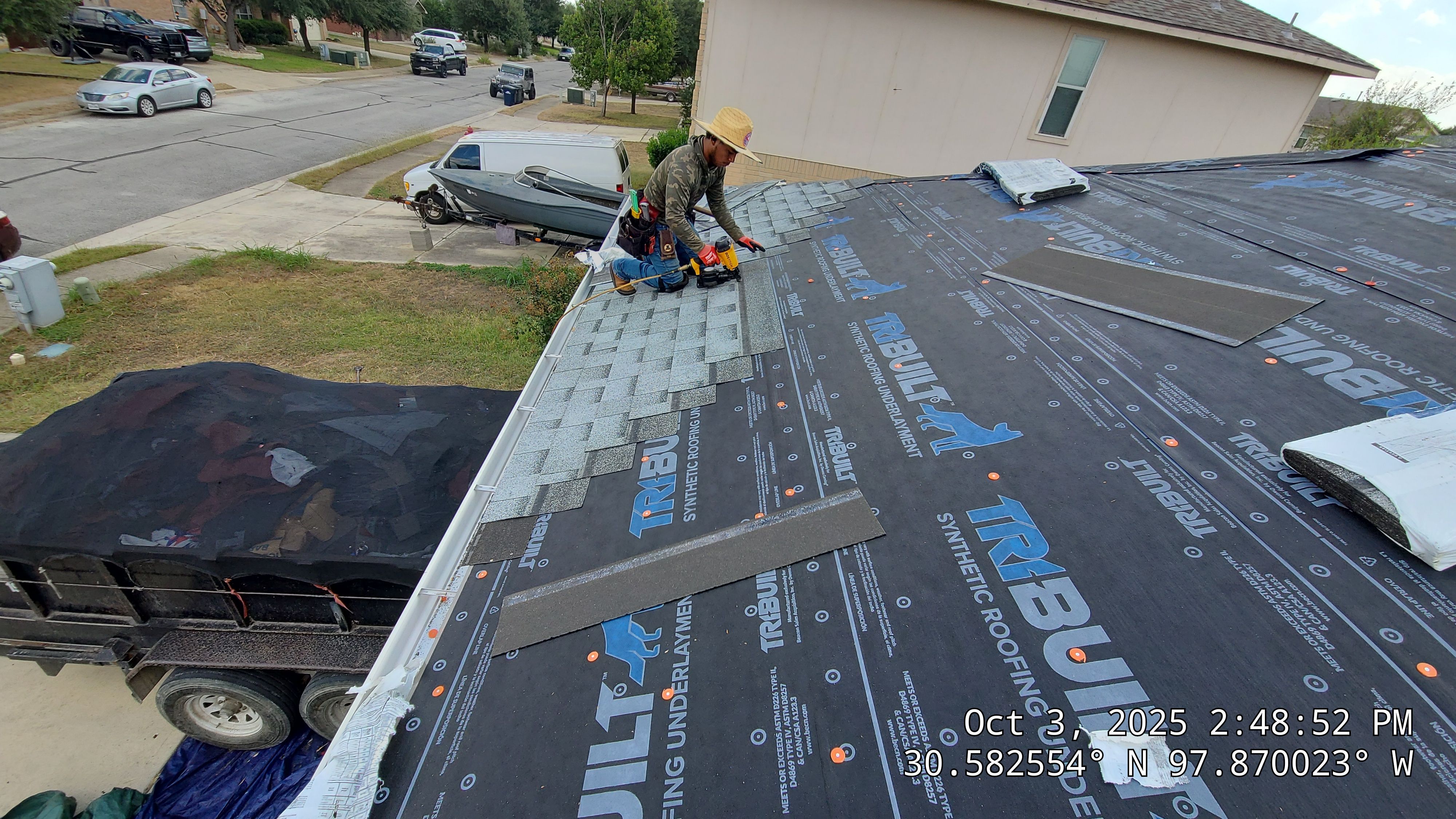 Storm Damage Roof Replacement and Restoration in Leander by Caliber Restoration LLC