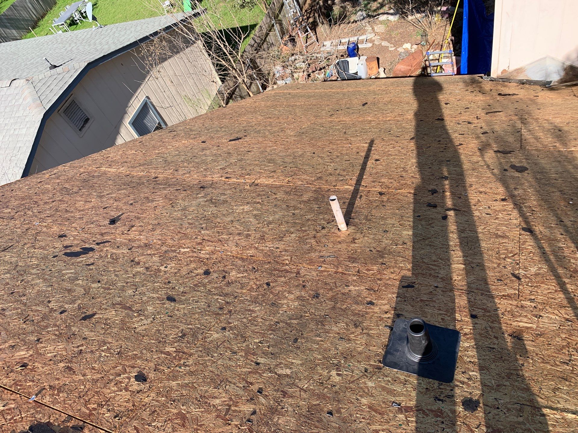 Cedar Park Roofing Replacement With Malarkey Vista AR Shingles and Decking Repair by Caliber Restoration LLC
